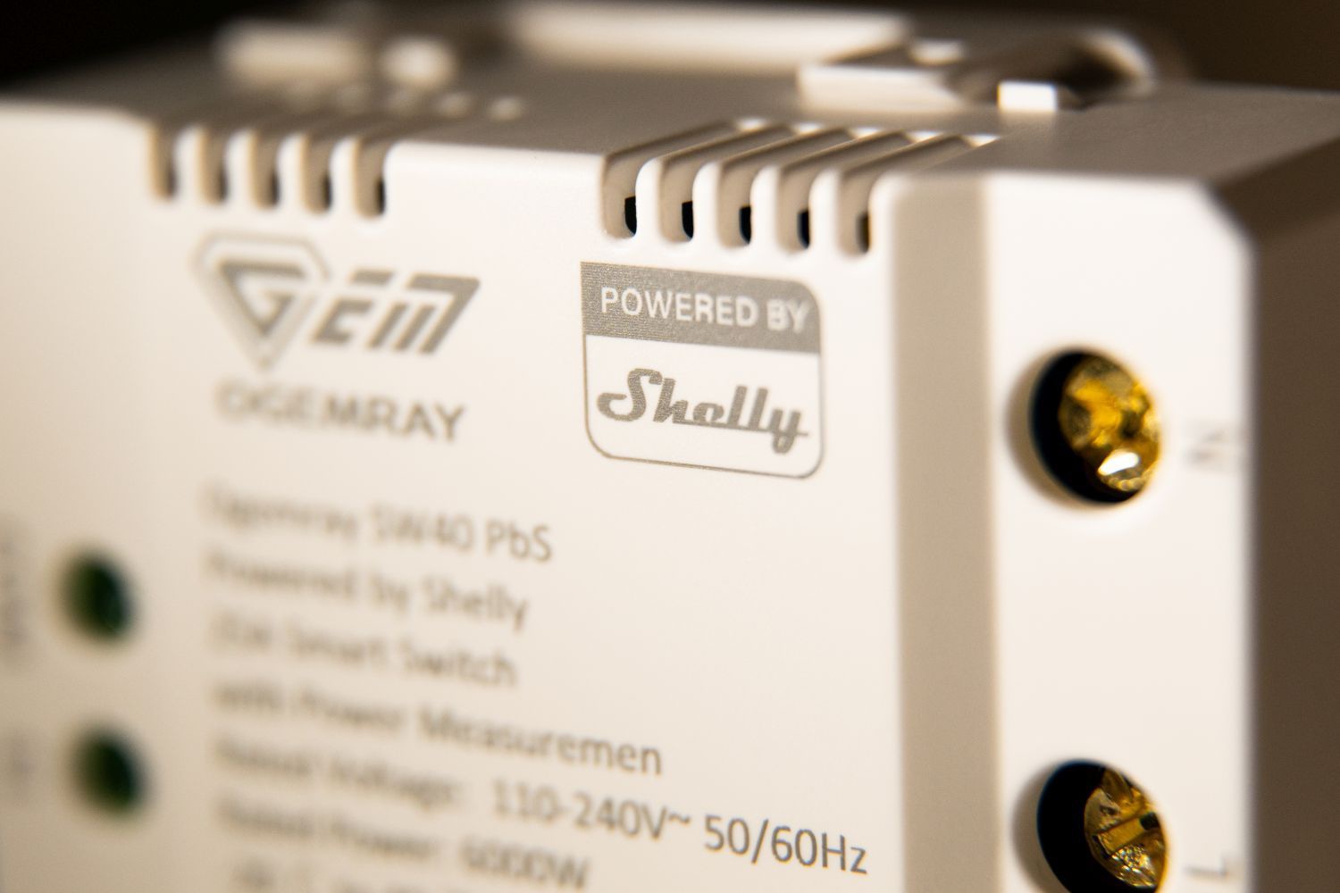 OGEMRAY Shelly Relais Smart Relay 25A SHELLY OGEMRAY Relais Smart Relay 25A