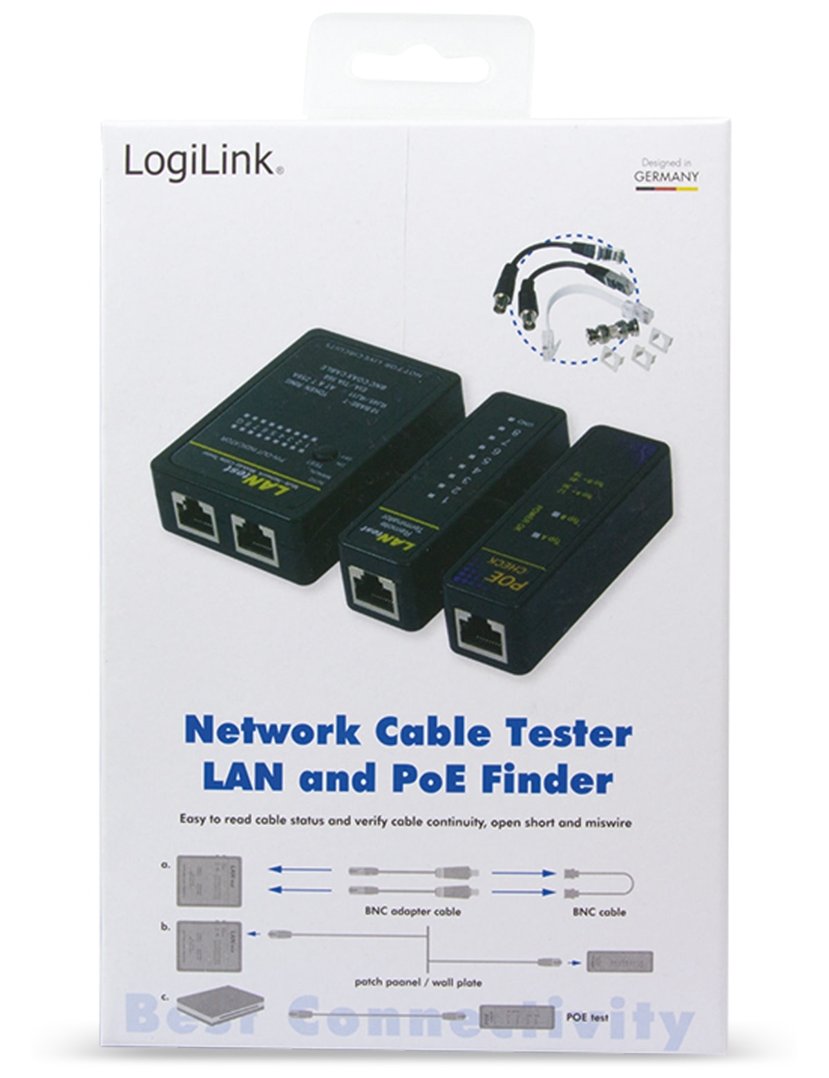 LOGILINK Netzwerk-Kabeltester WZ0015P LOGILINK Netzwerk-Kabeltester WZ0015P