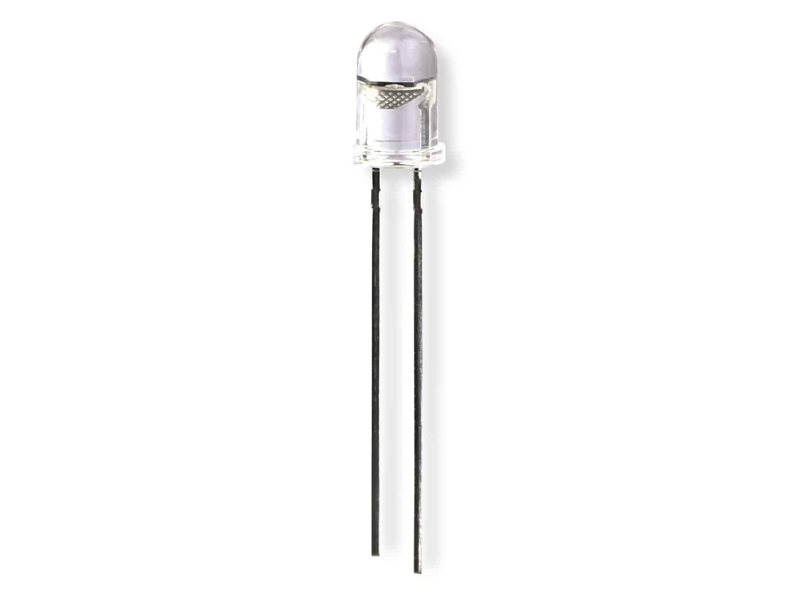 EVERLIGHT Fotodiode, PD333-3C/H0/L2, für Tageslicht und Infrarot, Gehäuse T-1 3/4 (5mm, wasserklar) EVERLIGHT Fotodiode, PD333-3C/H0/L2, für Tageslicht und Infrarot, Gehäuse T-1 3/4 (5mm, wasserklar)