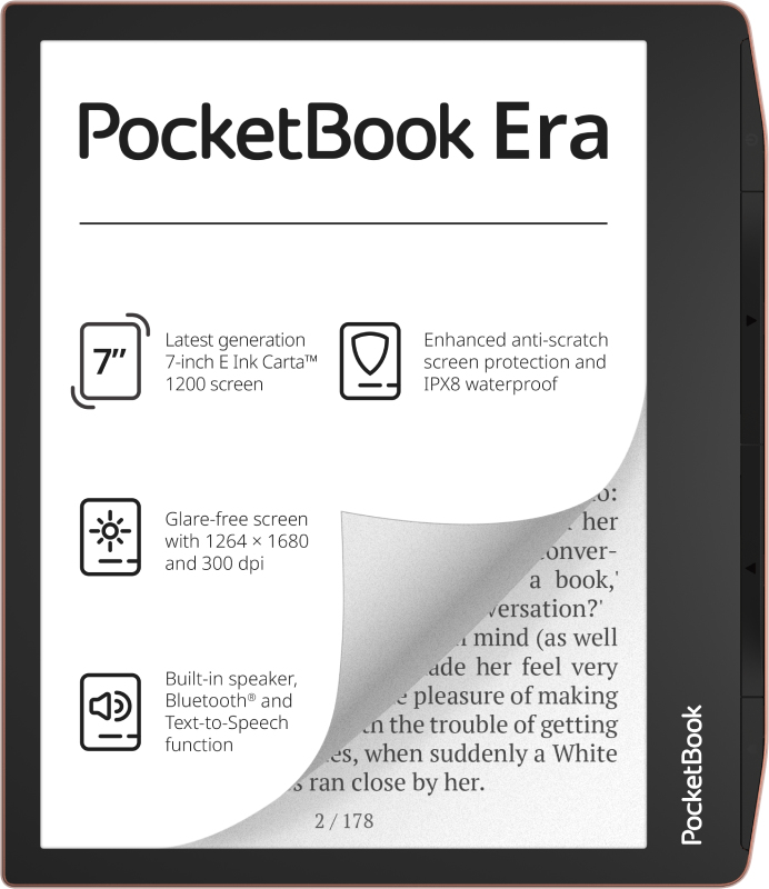 POCKETBOOK E-Book Reader Era Stardust Silver 16GB POCKETBOOK E-Book Reader Era Stardust Silver 16GB