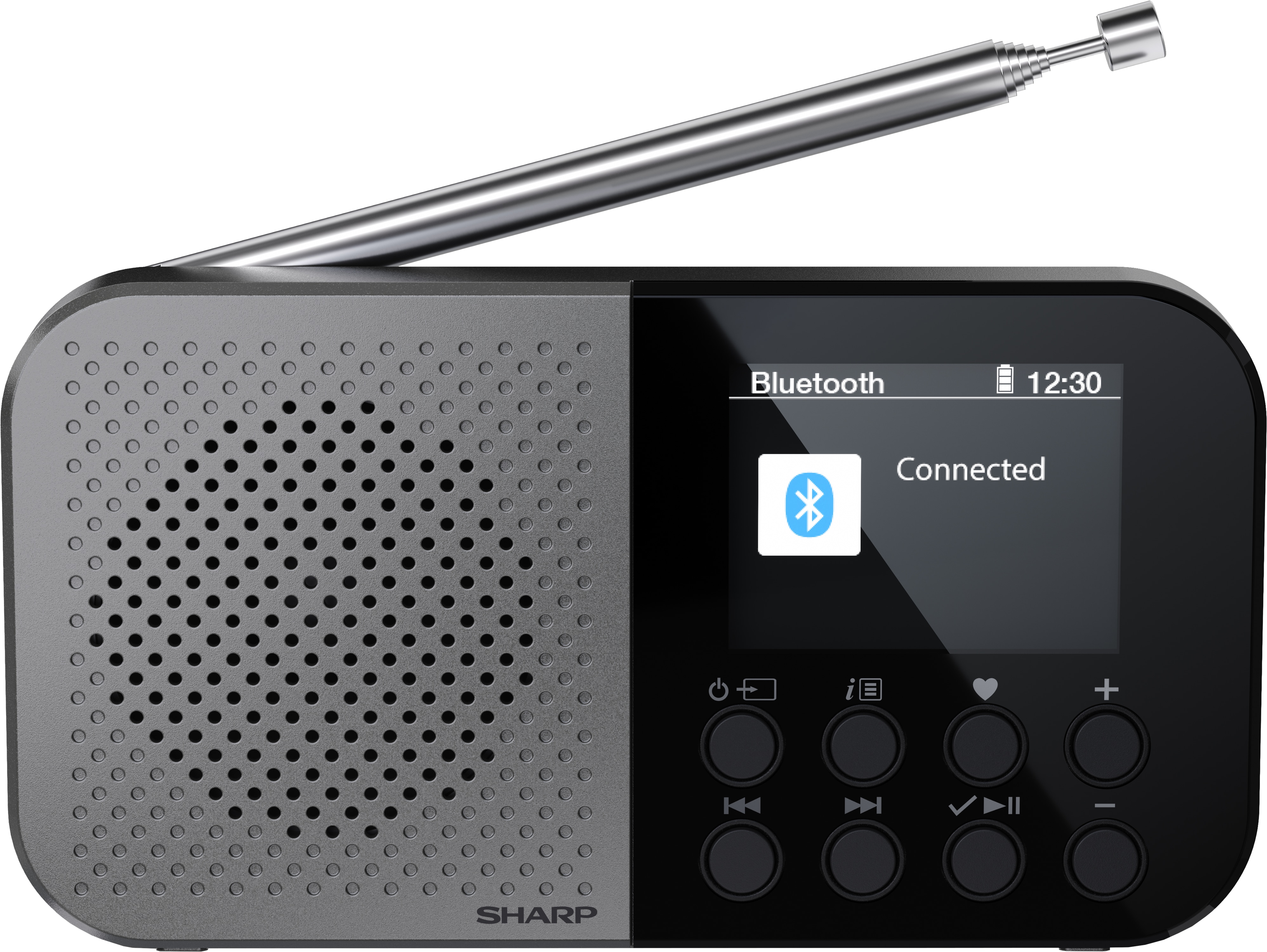 SHARP Digitalradio-tragbar DR-P520, schwarz, DAB+, Bluetooth, USB-C SHARP Digitalradio-tragbar DR-P520, schwarz, DAB+, Bluetooth, USB-C
