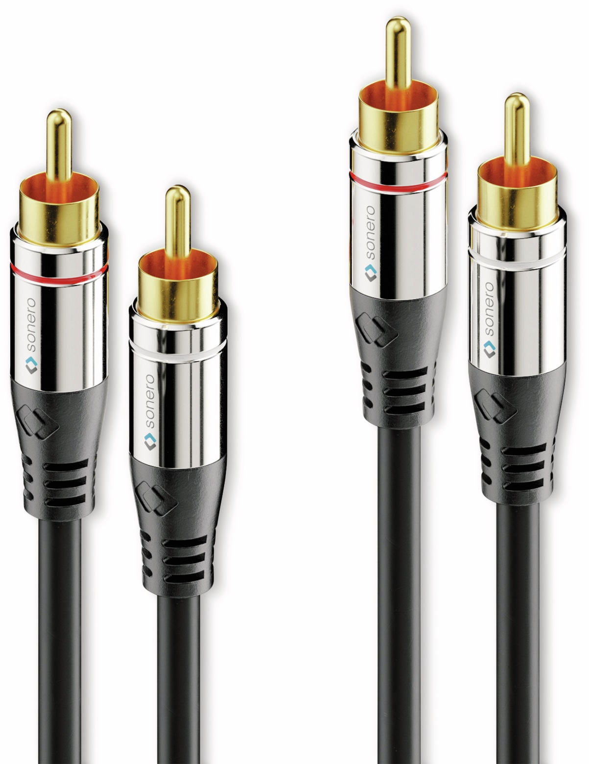 SONERO Cinchkabel Stereo, 1,0 m, schwarz SONERO Cinchkabel Stereo, 1,0 m, schwarz