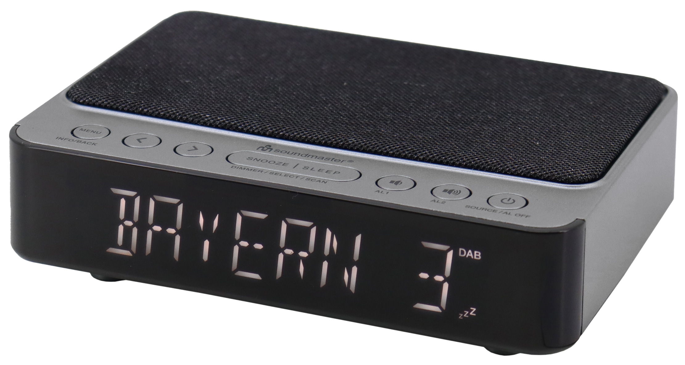 SOUNDMASTER DAB+/UKW Uhrenradio UR250AN, mit kabelloser Ladefunktion SOUNDMASTER DAB+/UKW Uhrenradio UR250AN, mit kabelloser Ladefunktion