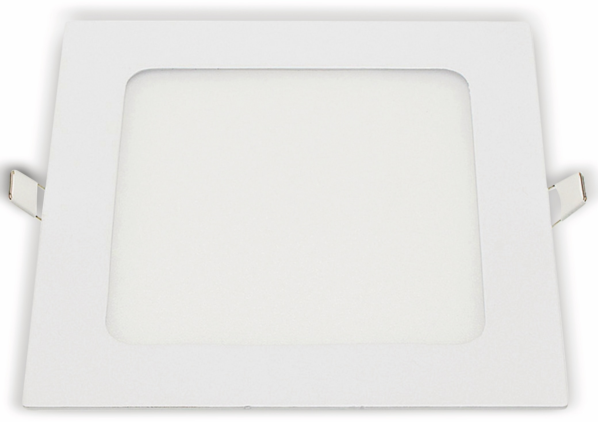 OPTONICA LED-Einbauleuchte 2632, 18 W, 1500 lm, 2700K, eckig, 95 RA, weiß OPTONICA LED-Einbauleuchte 2632, 18 W, 1500 lm, 2700K, eckig, 95 RA, weiß