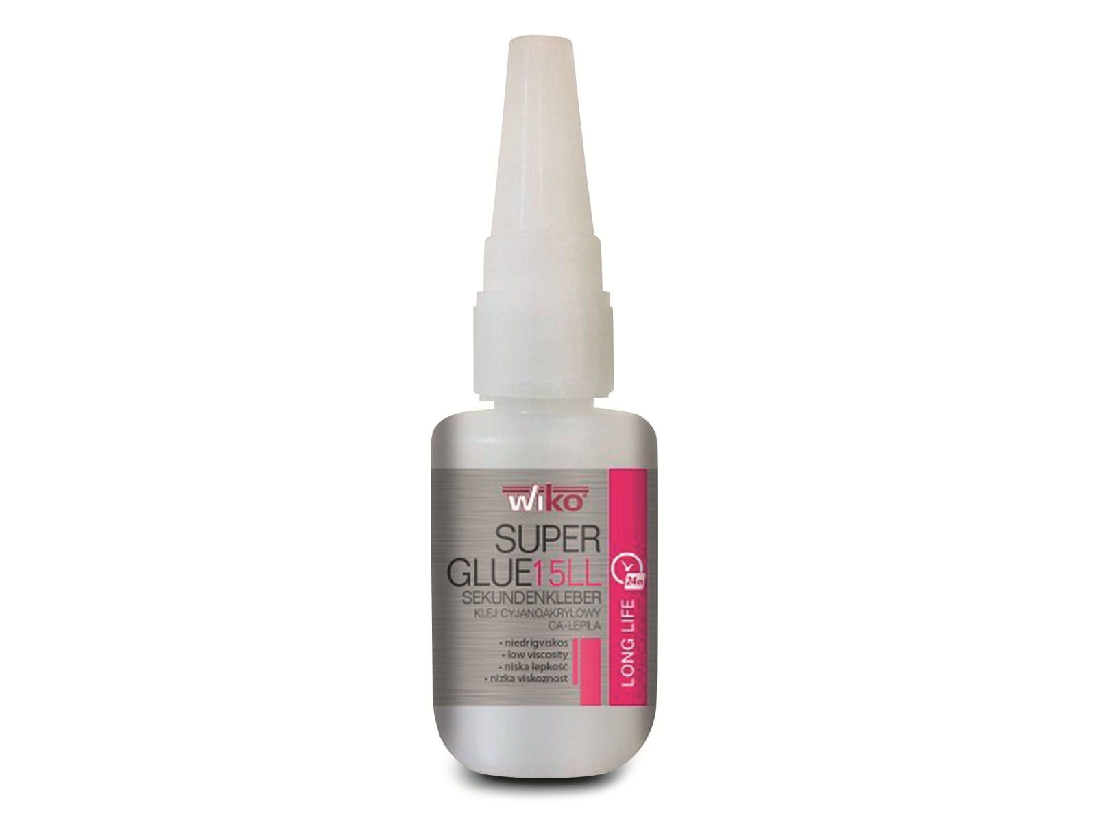 WIKO Sekundenkleber SUPER GLUE 15 LONG LIFE, 20g WIKO Sekundenkleber SUPER GLUE 15 LONG LIFE, 20g