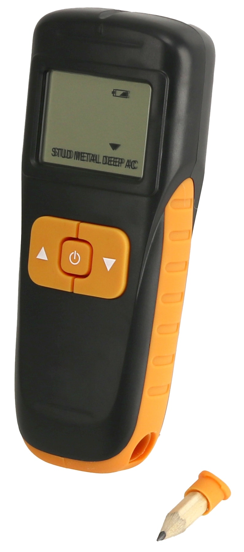 Multi-Sensor GT-MM-12, LCD, Holz, grau/orange, elektr. Leitungen/Metall Multi-Sensor GT-MM-12, LCD, Holz, grau/orange, elektr. Leitungen/Metall
