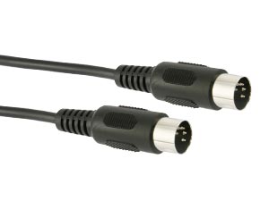 S-IMPULS Audiokabel, 2x DIN-Stecker 5-polig, 1,5 m, schwarz S-IMPULS Audiokabel, 2x DIN-Stecker 5-polig, 1,5 m, schwarz