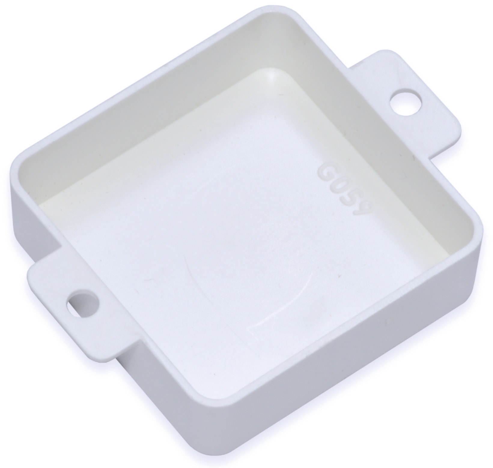 KEMO Kunststoffgehäuse, G059W, 40x40x12 mm, Thermoplast/ABS, weiß