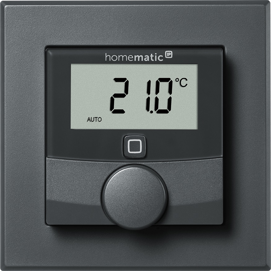 HOMEMATIC IP 159820A0, Wandthermostat Luftfeuchtigkeitssensor, anthrazit HOMEMATIC IP 159820A0, Wandthermostat Luftfeuchtigkeitssensor, anthrazit
