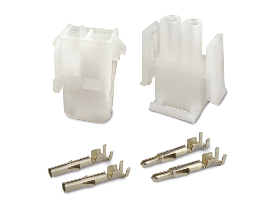 Steckverbinder-Set SUPU Serie B, 1x2-polig, 19 A/600 V~ Steckverbinder-Set SUPU Serie B, 1x2-polig, 19 A/600 V~