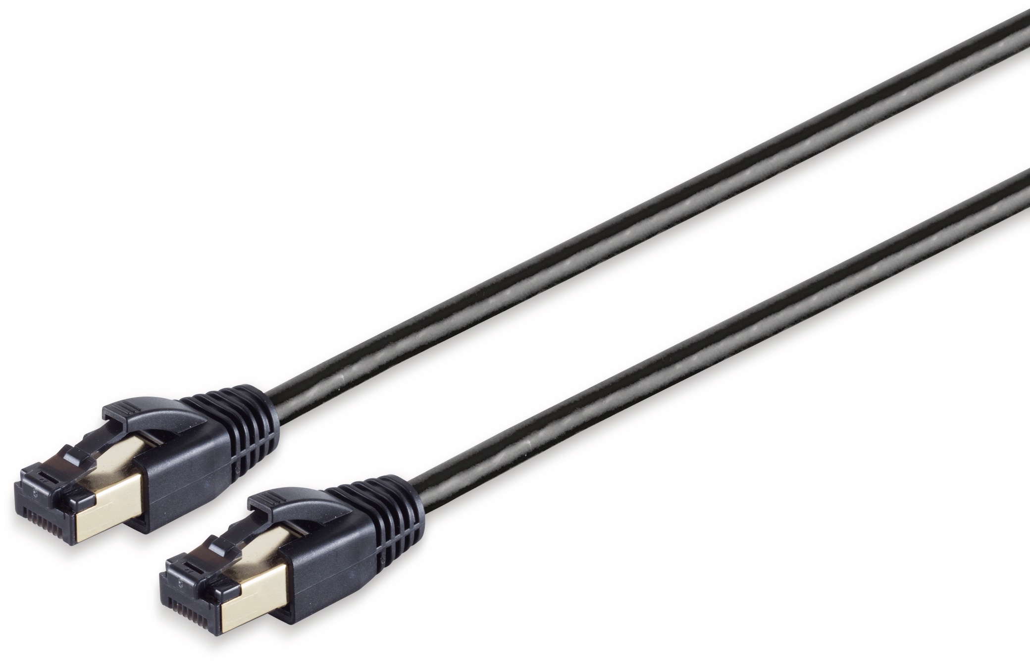 S-IMPULS Patchkabel CAT 8.1, F/FTP, LSZH, schwarz, 10,0 m S-IMPULS Patchkabel CAT 8.1, F/FTP, LSZH, schwarz, 10,0 m