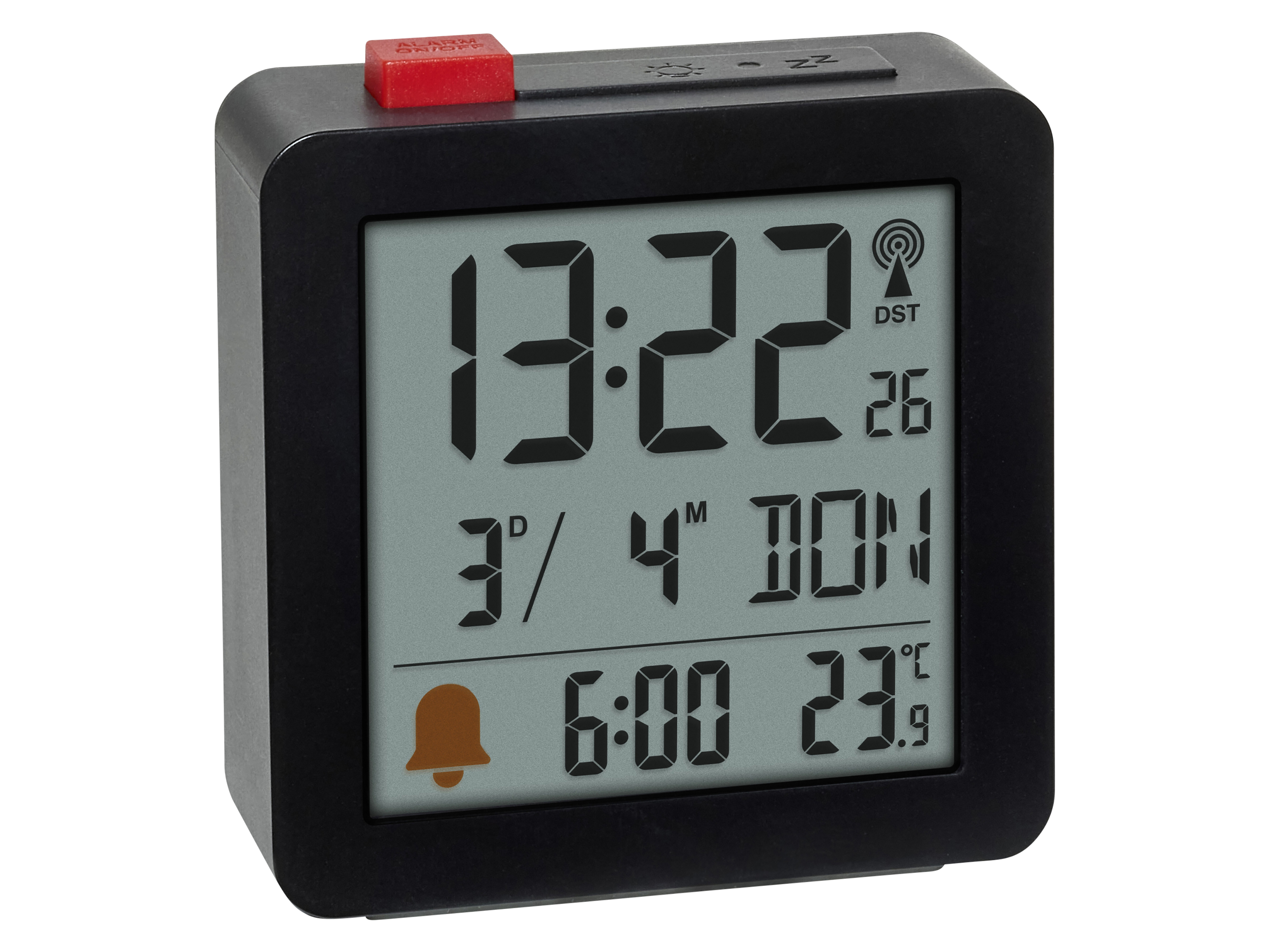 TFA Funkwecker 60.2566.01, mit Temperaturanzeige TFA Funkwecker 60.2566.01, mit Temperaturanzeige