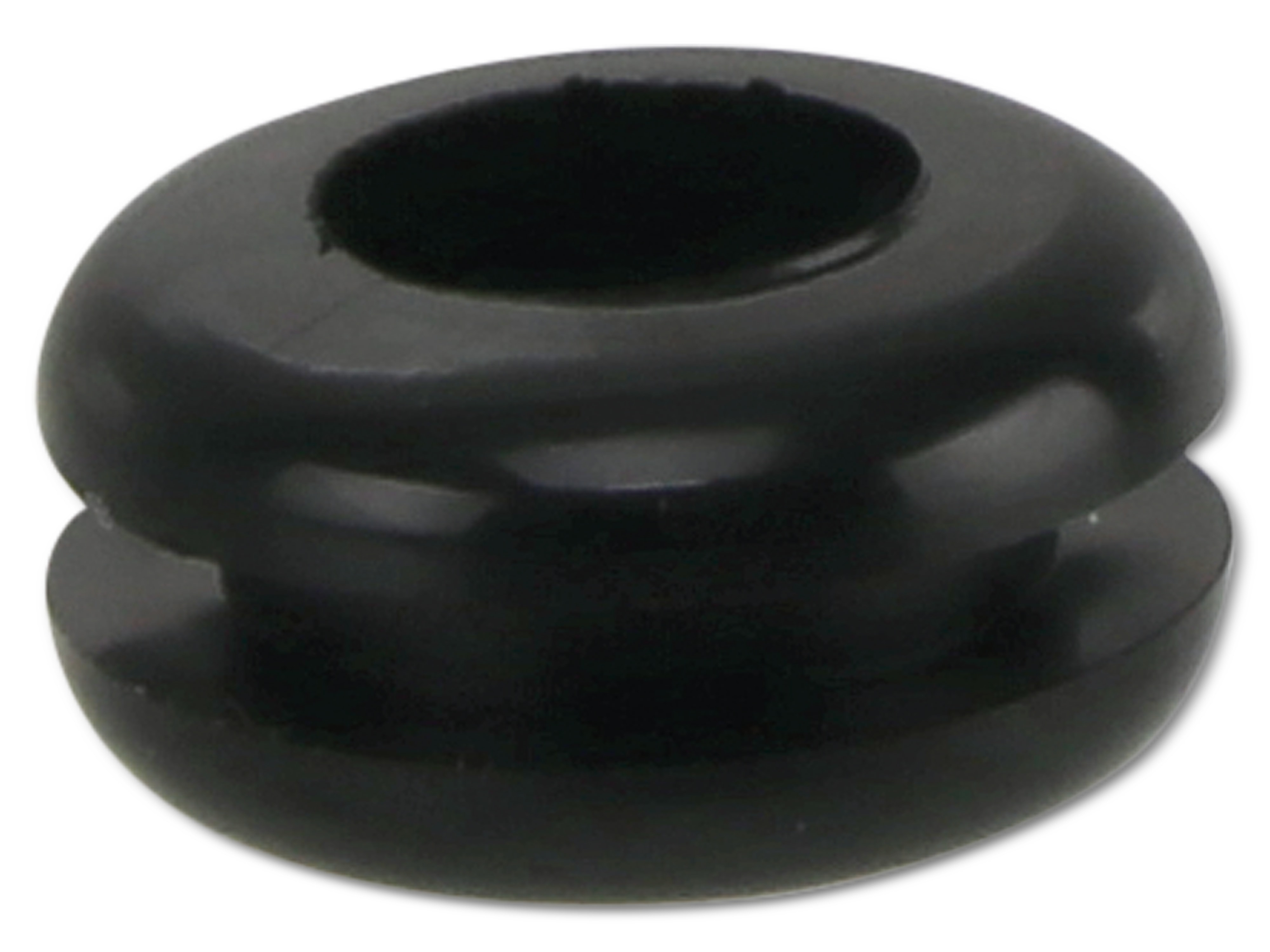 KSS Kabeldurchführungstülle PVC, schwarz, Plattenstärke 2,3, Loch-Ø 7,8, geschlossen, 1 Stück KSS Kabeldurchführungstülle PVC, schwarz, Plattenstärke 2,3, Loch-Ø 7,8, geschlossen, 1 Stück