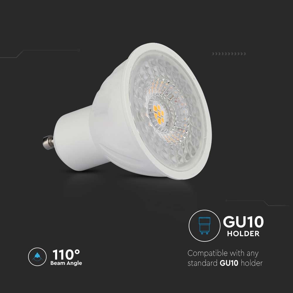 V-TAC LED-Lampe VT-21192, EEK: F, 6W, 445lm, 3000k, GU10, 110°