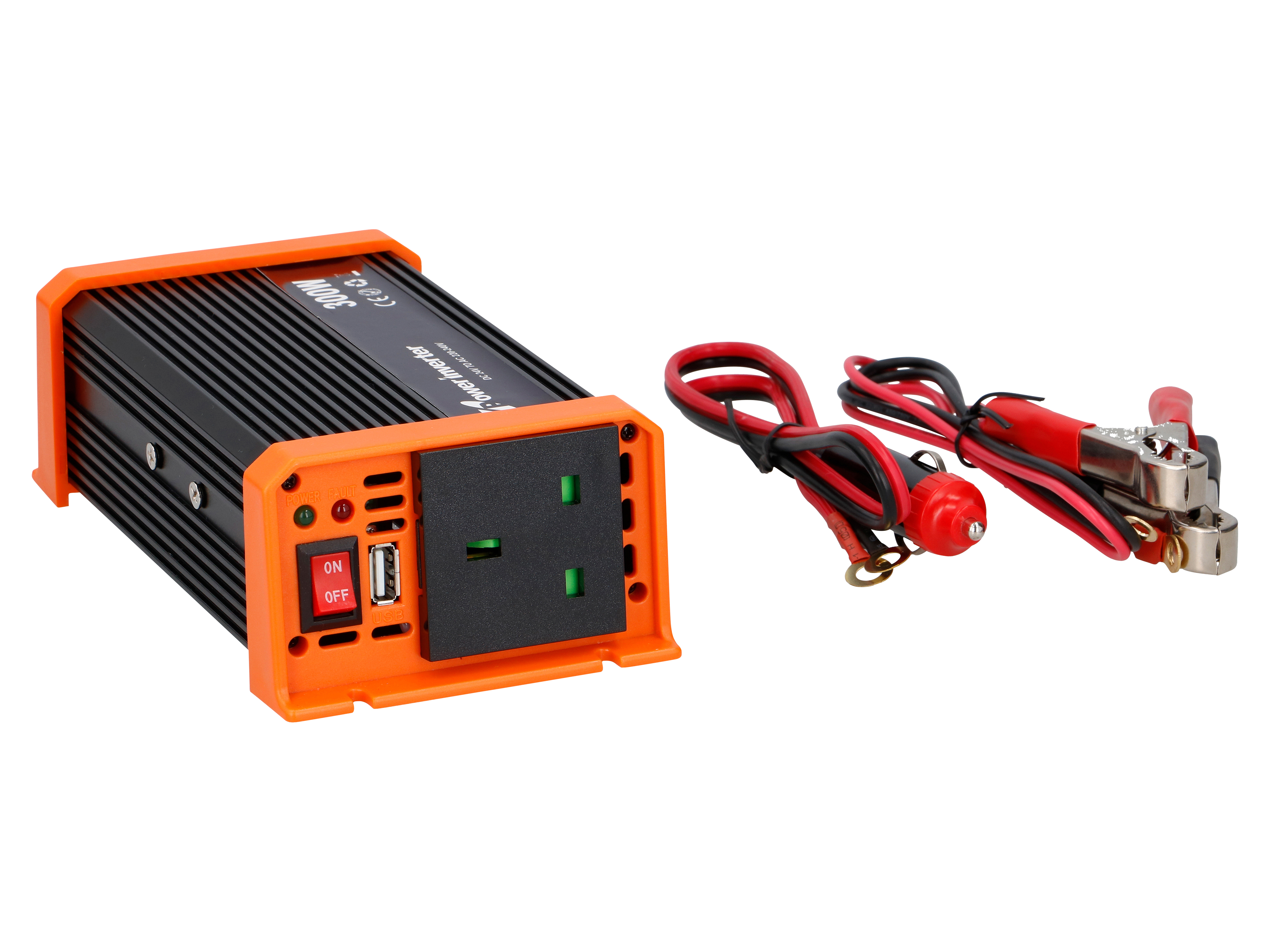Wechselrichter, All-Ride, 24V/300W, englischer Stecker