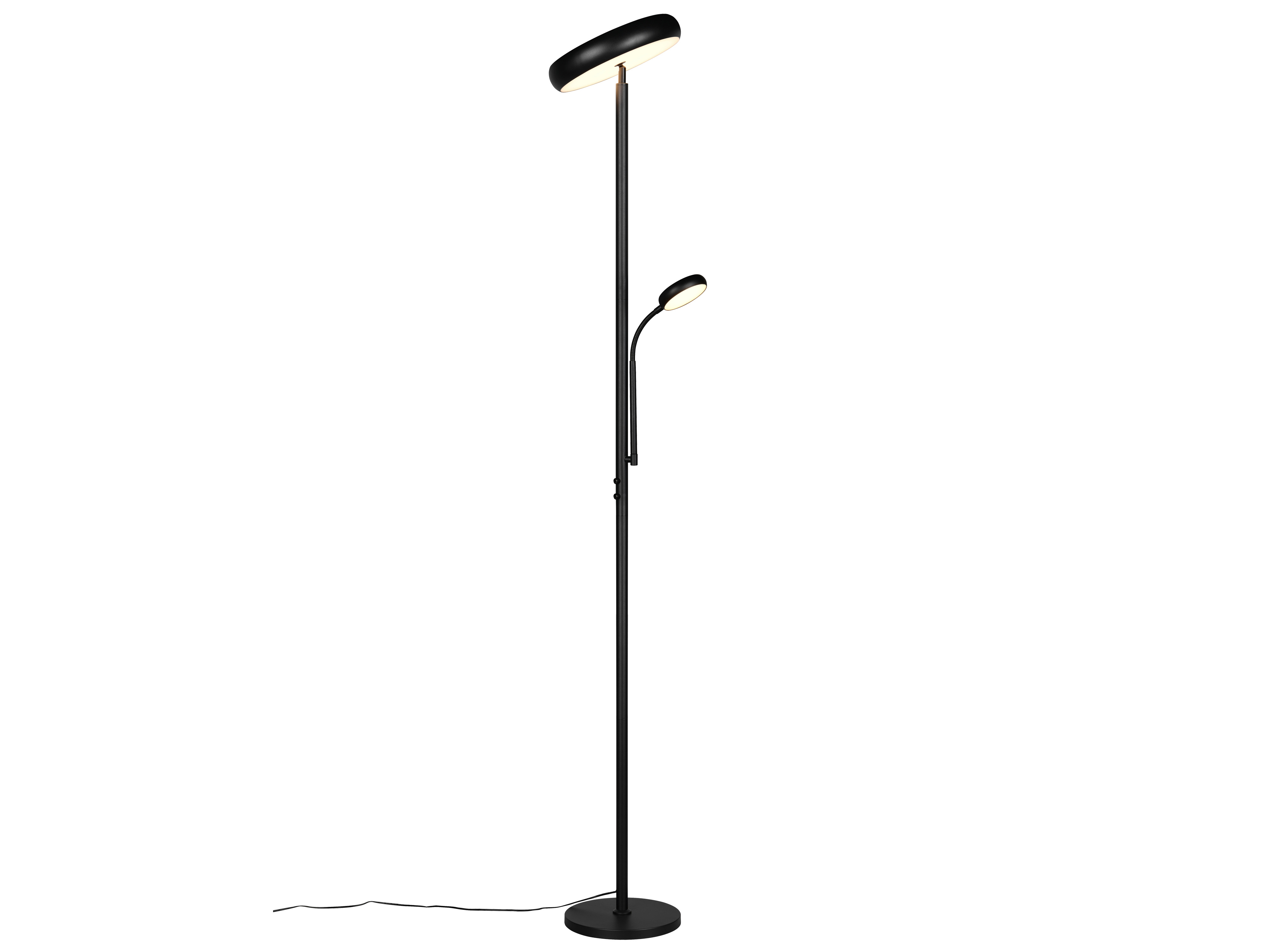 REALITY LED-Stehleuchte Palermo R45741132, 23W, 3000... 6500K, 2500lm, CCT, IP20, schwarz REALITY LED-Stehleuchte Palermo R45741132, 23W, 3000... 6500K, 2500lm, CCT, IP20, schwarz