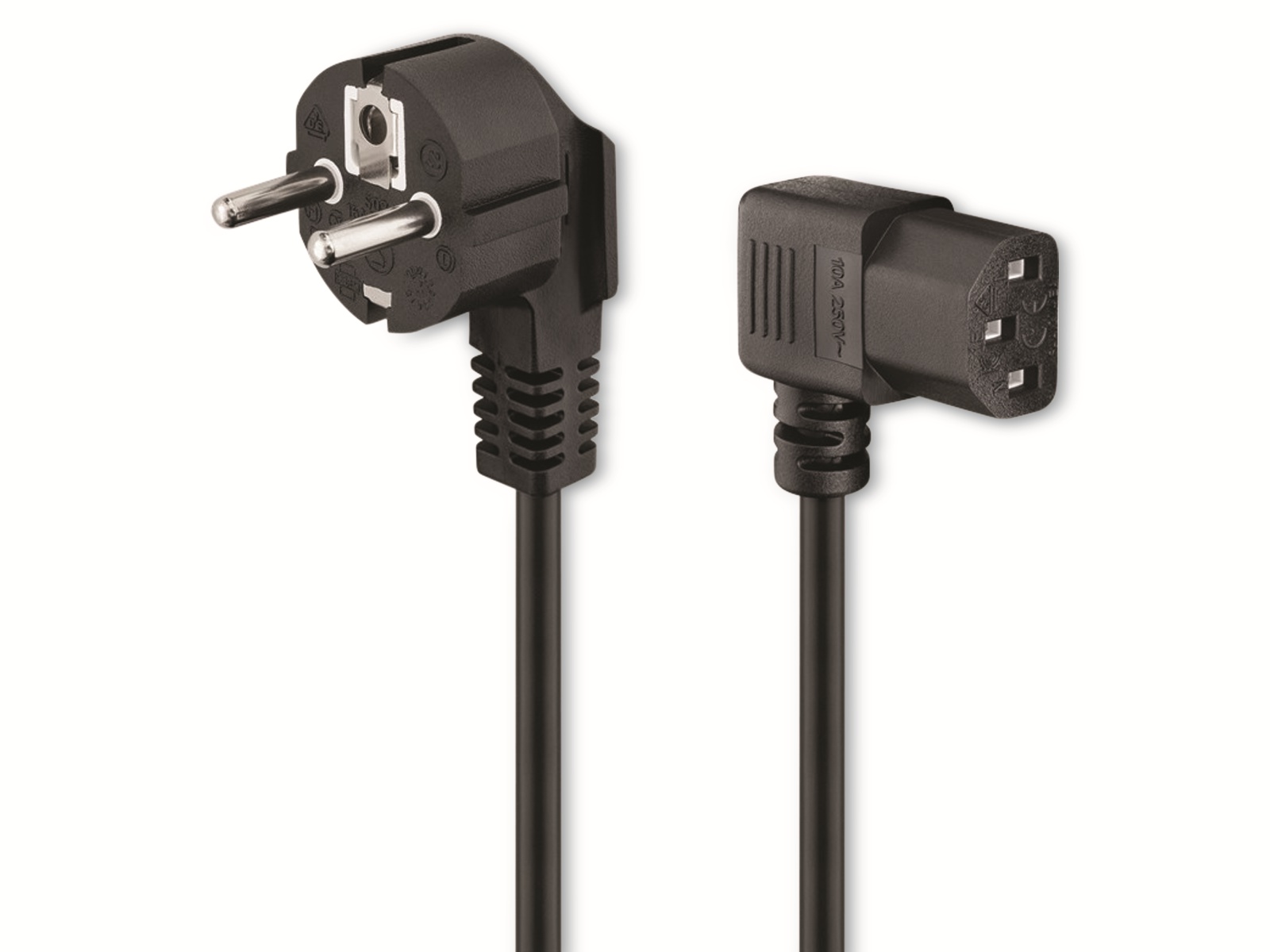 GOOBAY Kaltgerätekabel NK 102 S-300, 3 m, schwarz GOOBAY Kaltgerätekabel NK 102 S-300, 3 m, schwarz