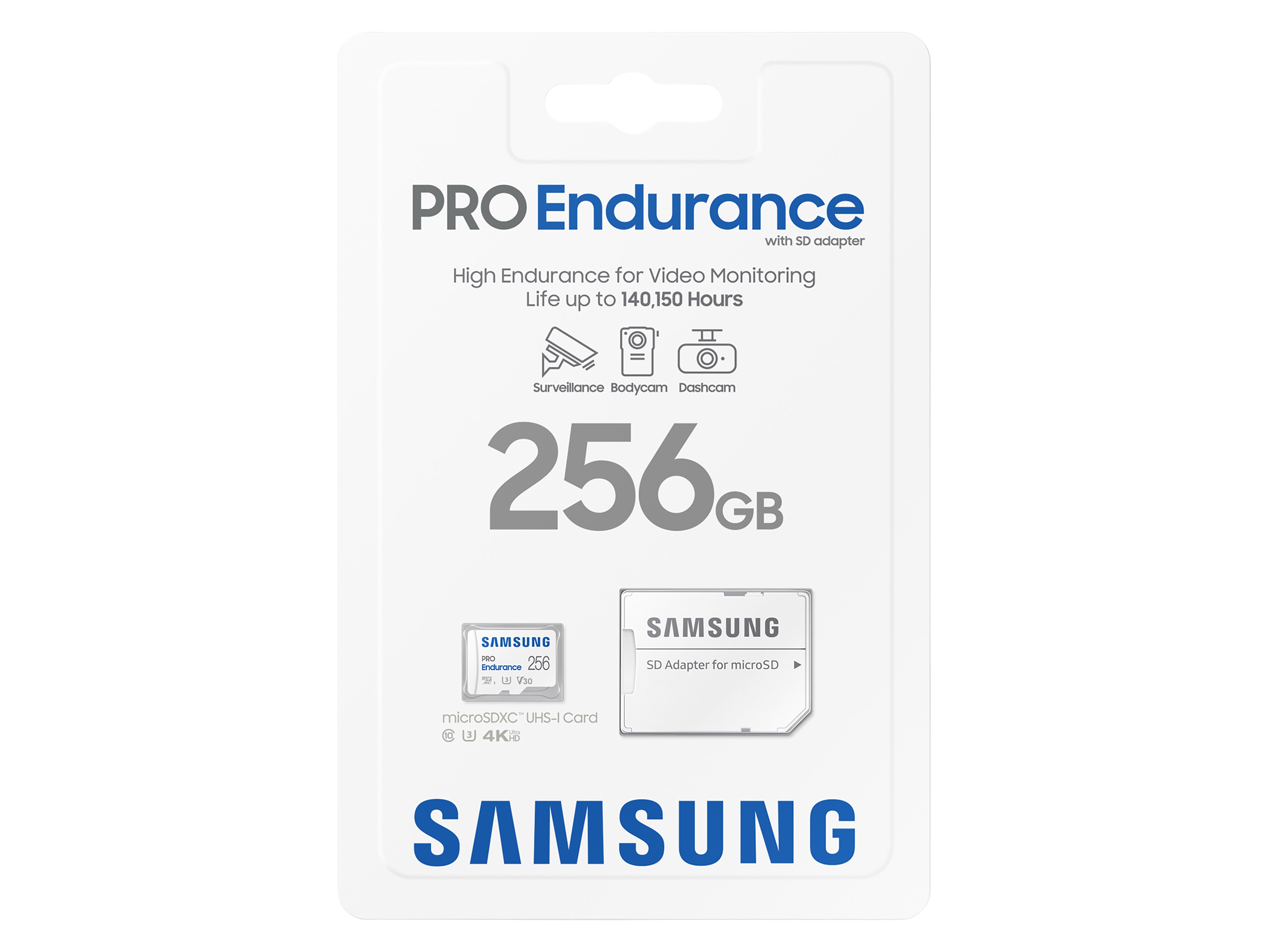 SAMSUNG MicroSDXC-Speicherkarte PRO Endurance (2022) 256GB inkl. Adapter