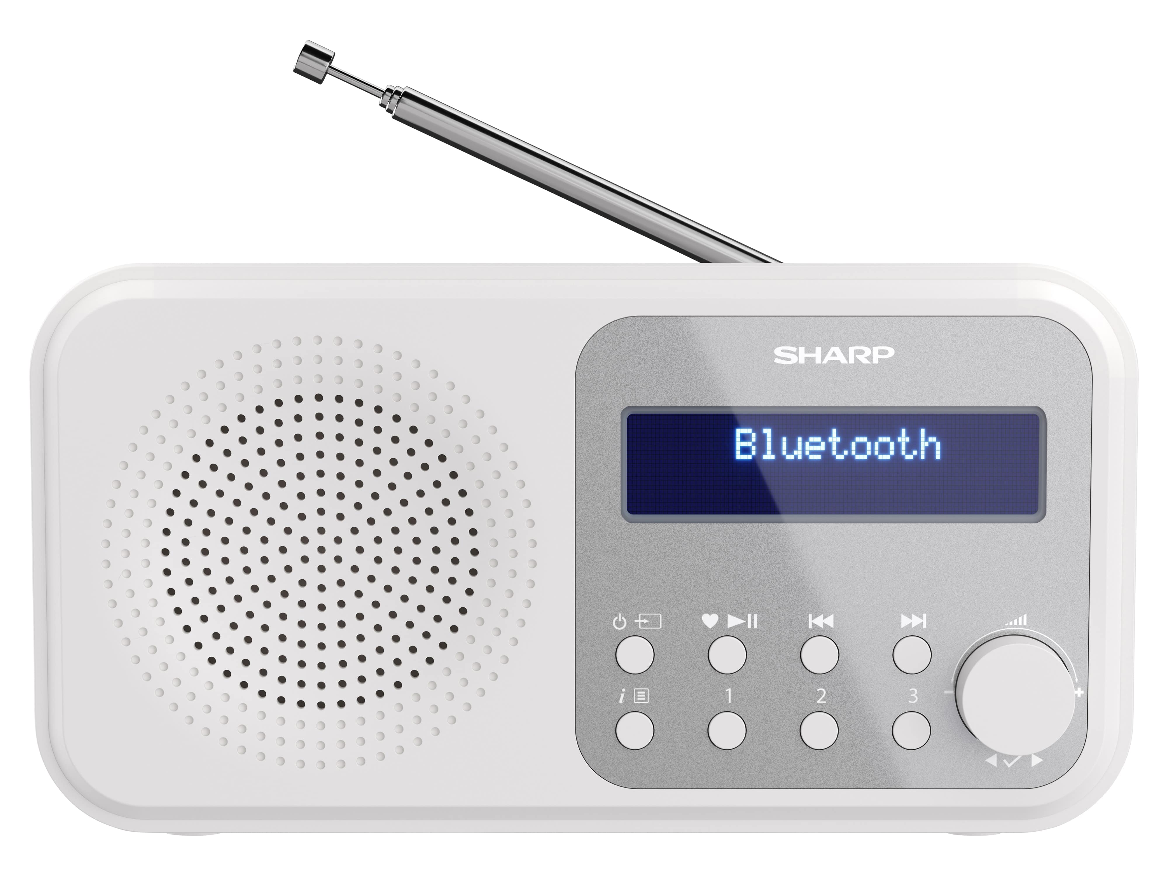 SHARP DAB+/FM Radio DR-P420, USB, Bluetooth, weiß SHARP DAB+/FM Radio DR-P420, USB, Bluetooth, weiß
