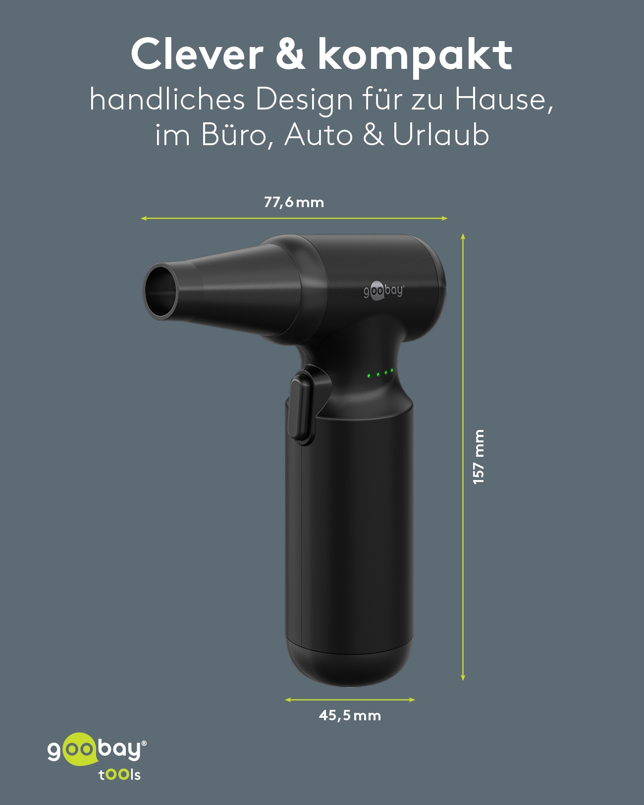 GOOBAY TOOLS Staubgebläse Advanced, 100 W, mit 11 Aufsätzen GOOBAY TOOLS Staubgebläse Advanced, 100 W, mit 11 Aufsätzen
