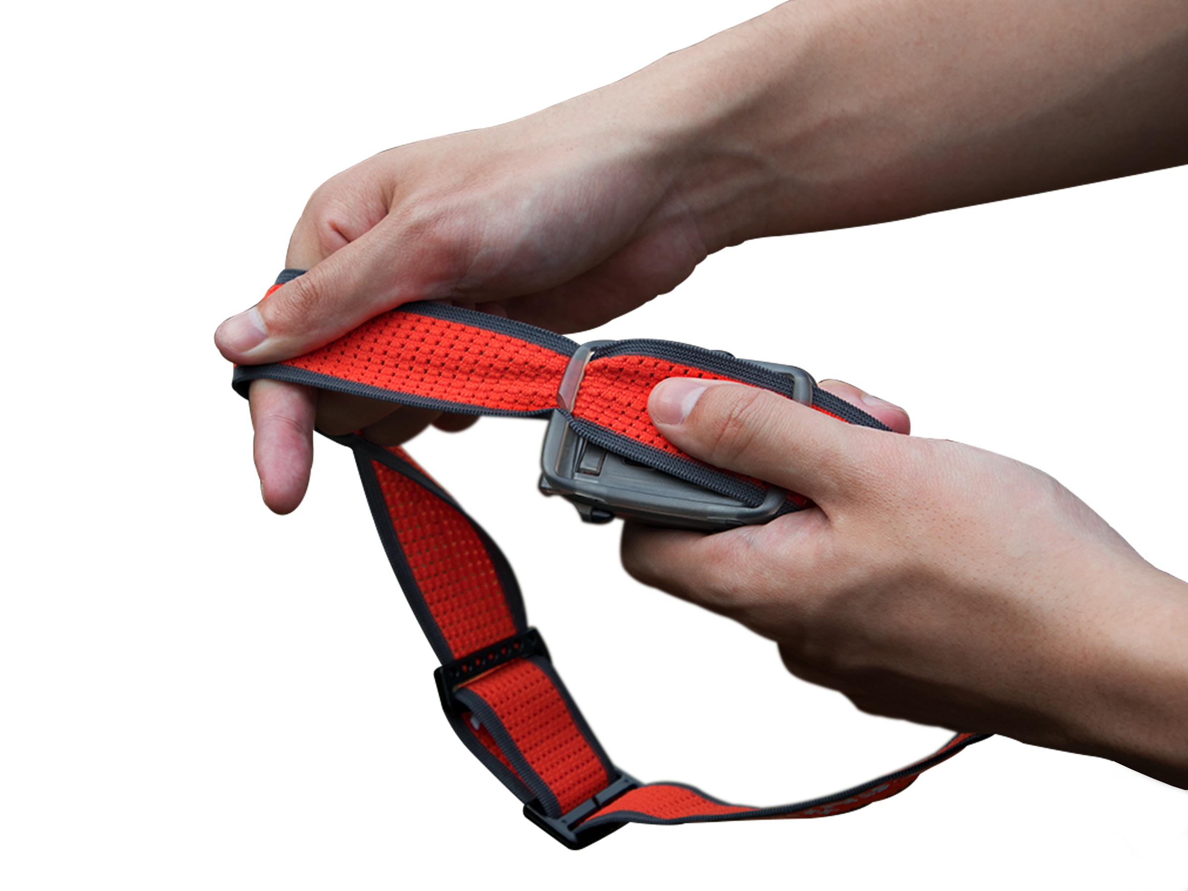 FENIX LED-Stirnlampe HL16, Batteriebetrieb, schwarz-rot FENIX LED-Stirnlampe HL16, Batteriebetrieb, schwarz-rot
