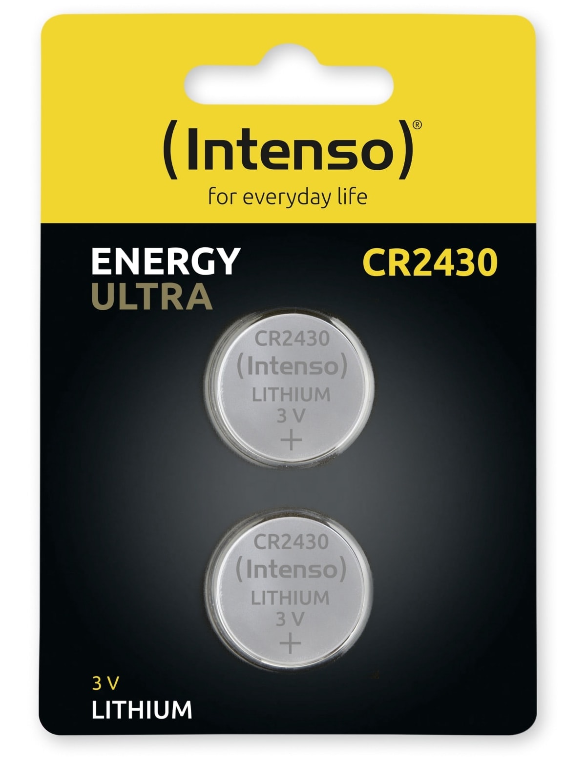 INTENSO Lithium-Knopfzelle CR2430, 2 Stück INTENSO Lithium-Knopfzelle CR2430, 2 Stück