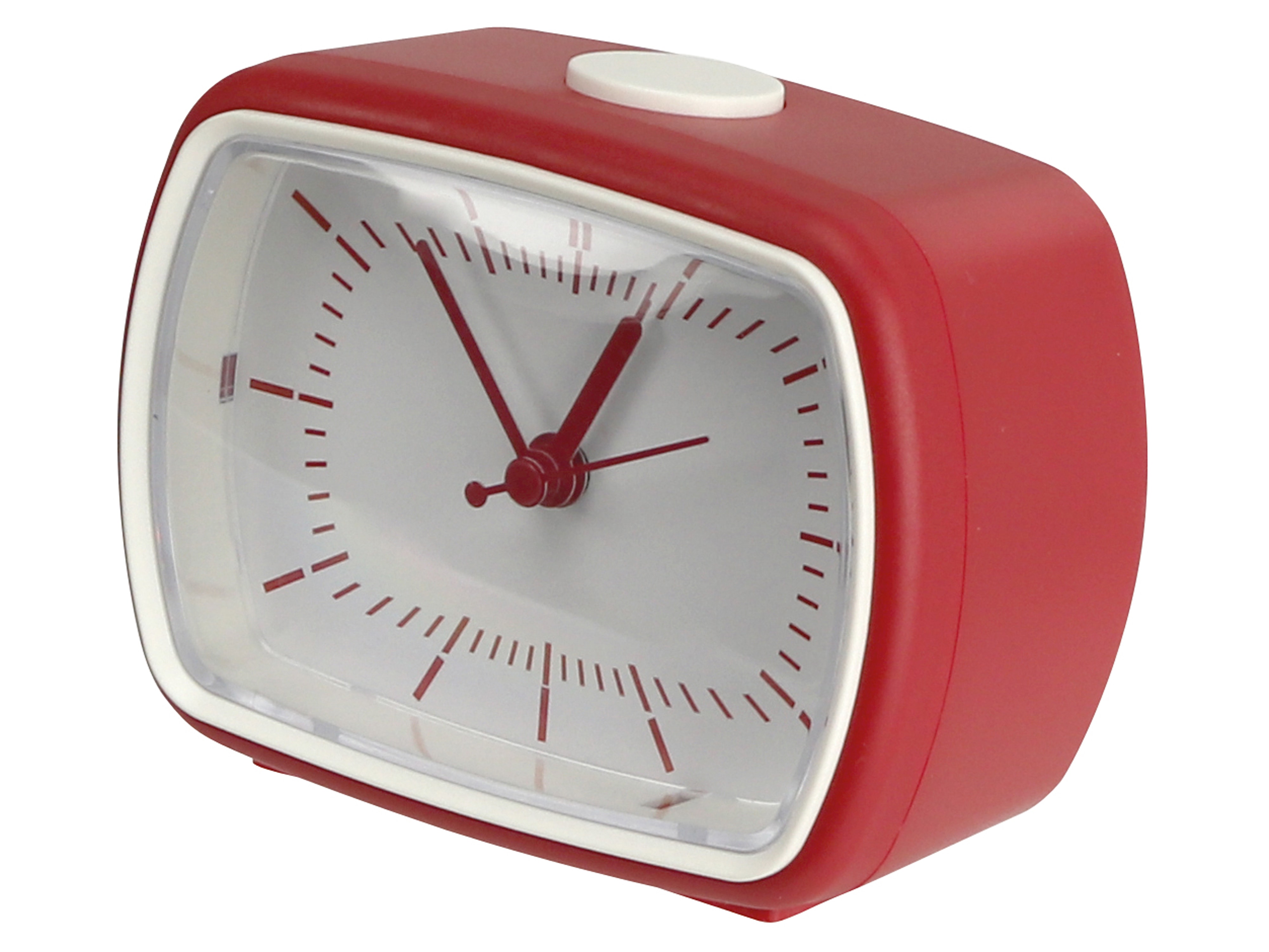 Quarzwecker, 823-02-2020-02, rot, B-Ware Quarzwecker, 823-02-2020-02, rot, B-Ware