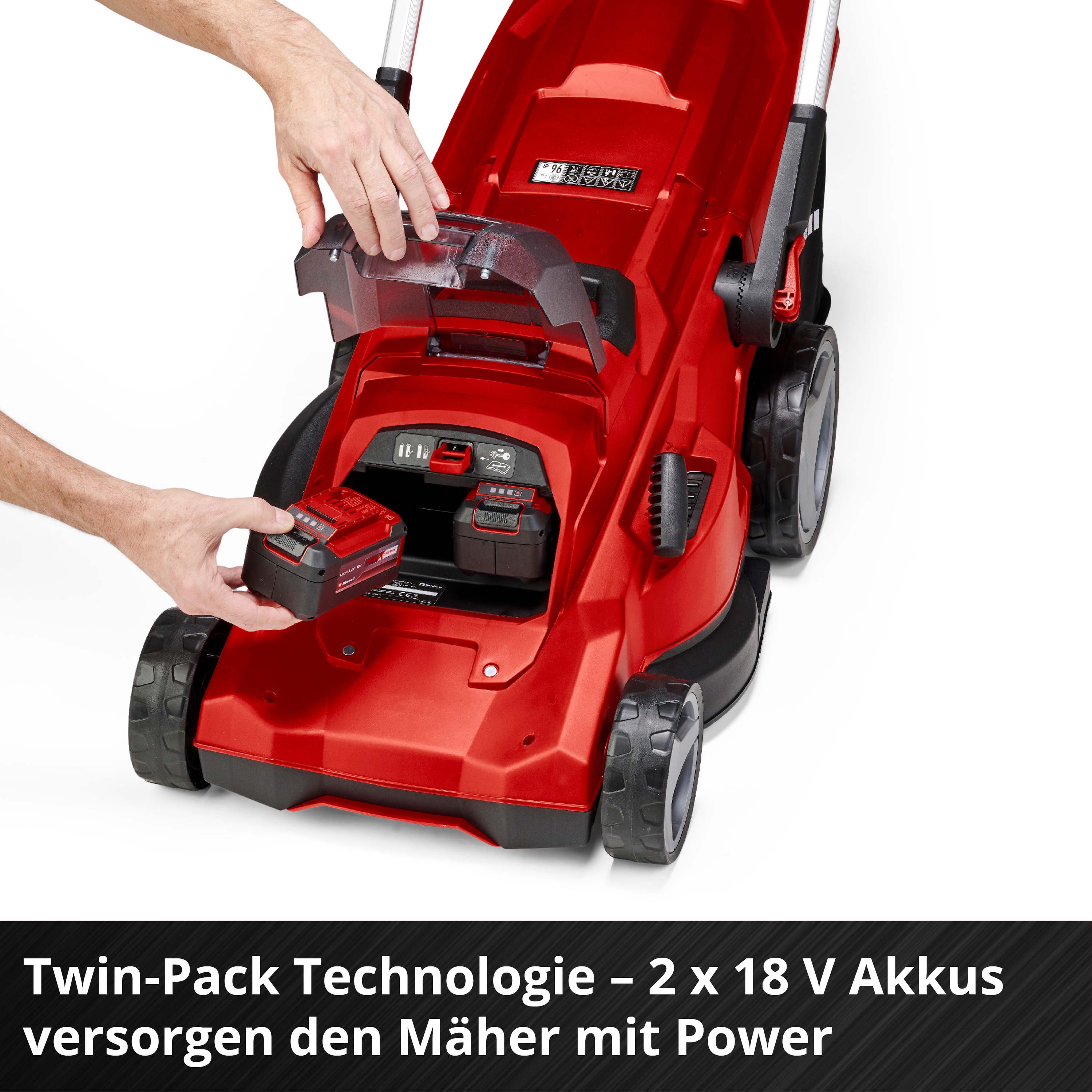 EINHELL PROFESSIONAL Akku-Rasenmäher RASARRO 36/42, 2x5,2 Ah Akkus + Twin-Ladegerät EINHELL PROFESSIONAL Akku-Rasenmäher RASARRO 36/42, 2x5,2 Ah Akkus + Twin-Ladegerät