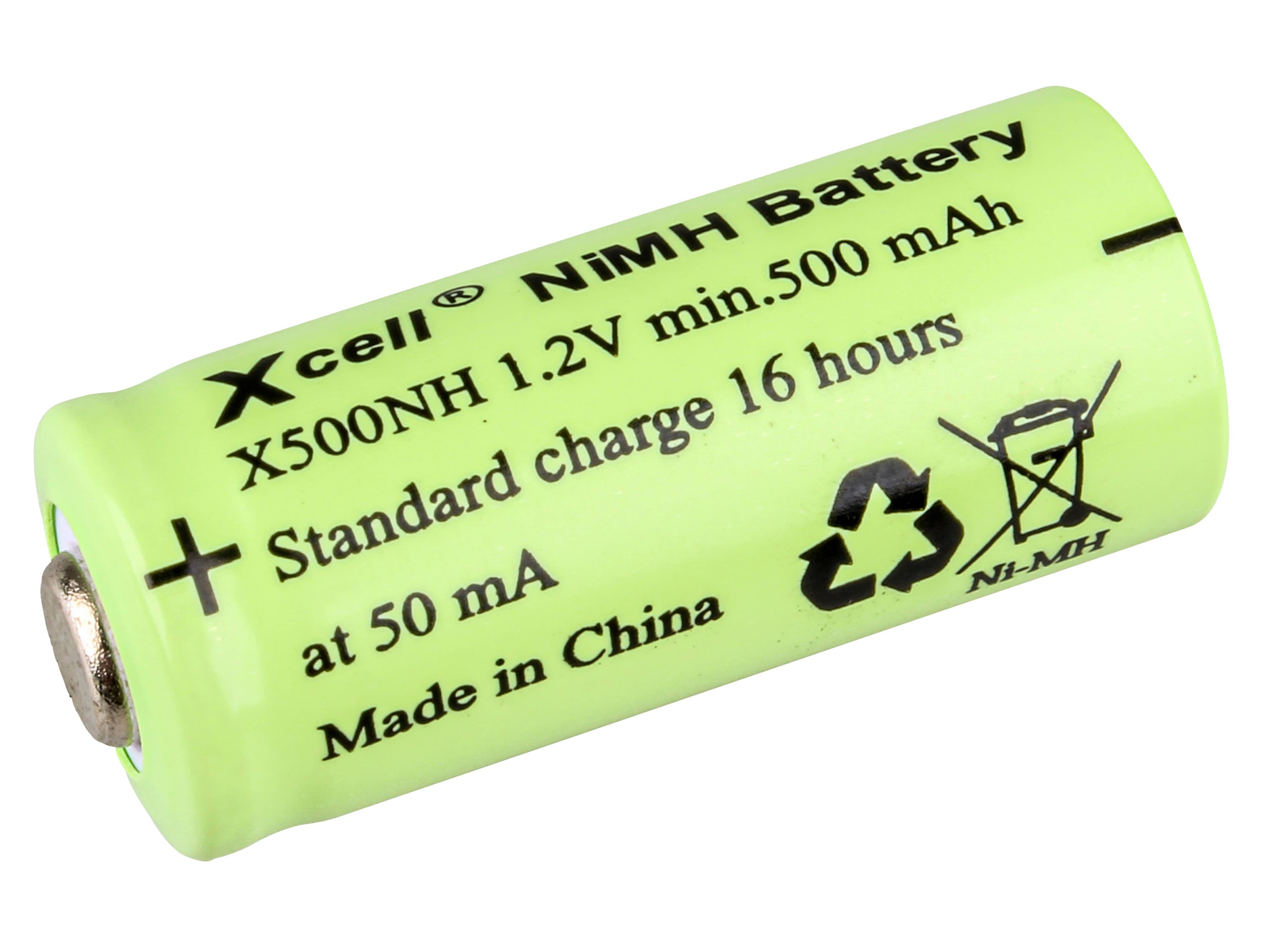 XCELL Ni-MH Akku 135369, N Lady, 1,2 V, 500mAh XCELL Ni-MH Akku 135369, N Lady, 1,2 V, 500mAh