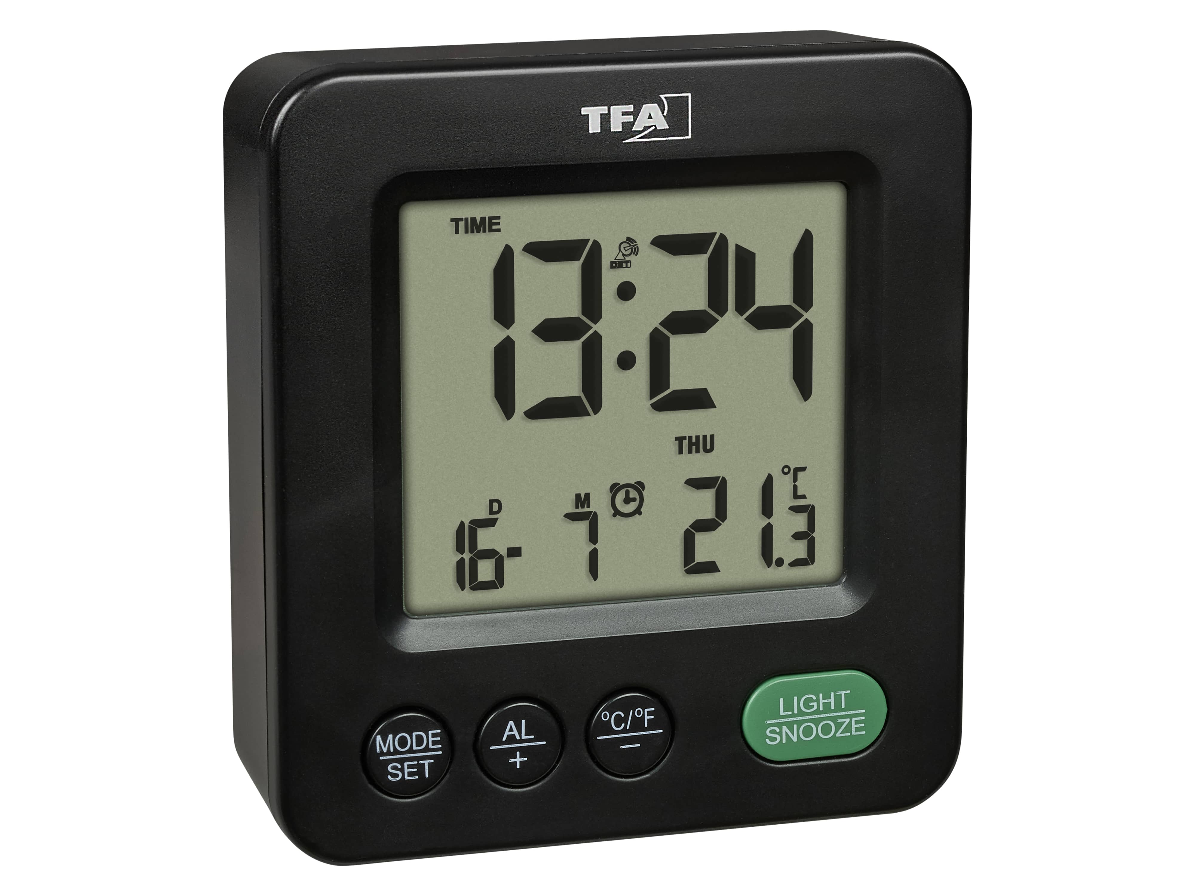 TFA Digitaler Funkwecker NOX 60.2567.01, schwarz TFA Digitaler Funkwecker NOX 60.2567.01, schwarz