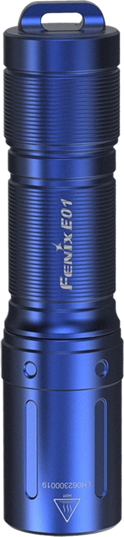 FENIX LED-Taschenlampe E01 V2.0, für den Schlüsselbund, blau FENIX LED-Taschenlampe E01 V2.0, für den Schlüsselbund, blau
