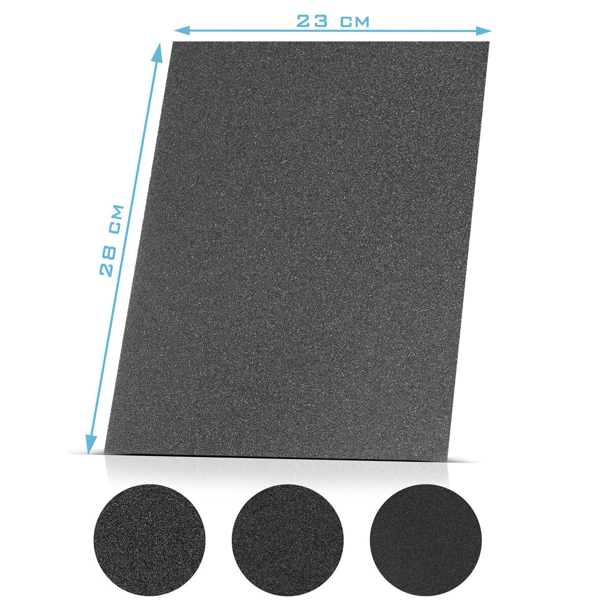 STAHLWERK Schleifpapier-Set, 4845, 12er-Set, 230x280 mm STAHLWERK Schleifpapier-Set, 4845, 12er-Set, 230x280 mm