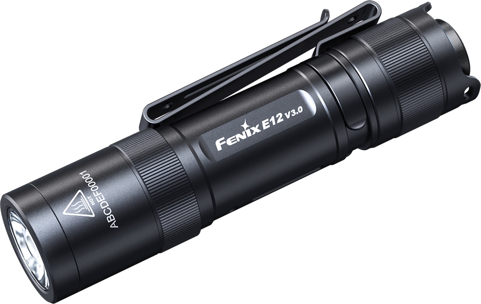 FENIX LED-Taschenlampe E12 V3.0, schwarz FENIX LED-Taschenlampe E12 V3.0, schwarz