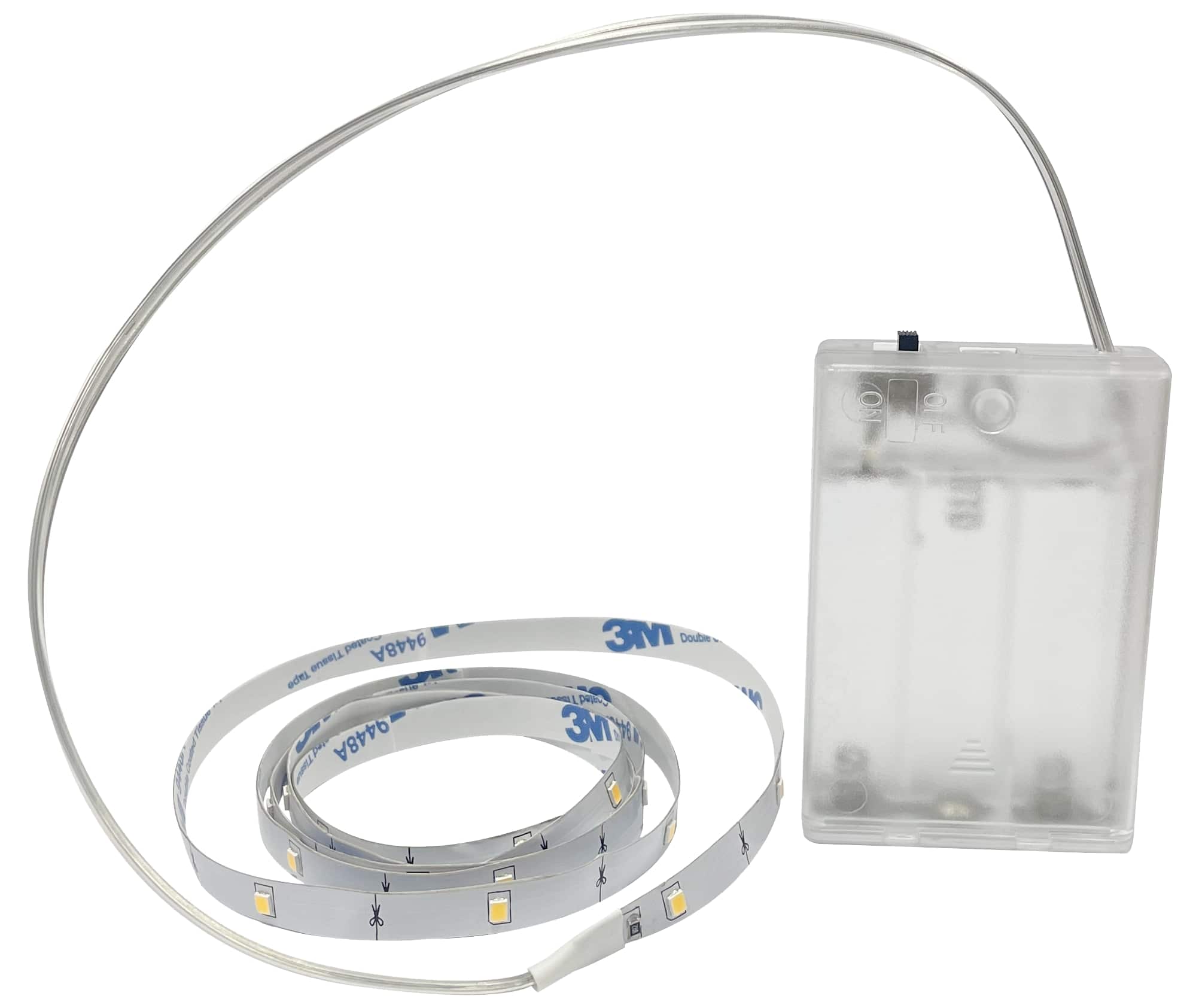 BLULAXA LED-Strip, 1 m, 1 W, 3000 K, Batteriebetrieb BLULAXA LED-Strip, 1 m, 1 W, 3000 K, Batteriebetrieb