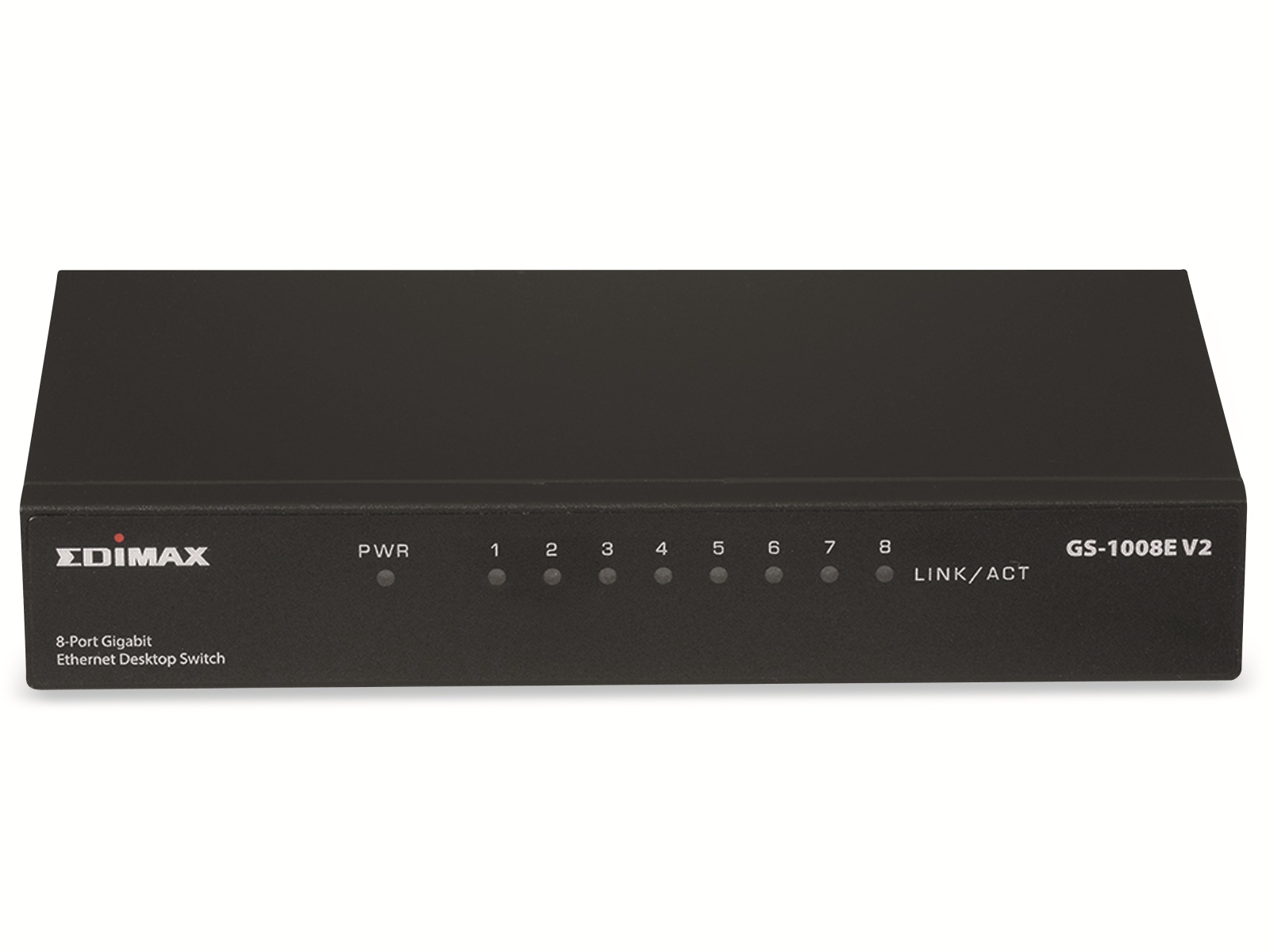 EDIMAX Gigabit-Switch GS-1008E V2, 8-port, Metallgehäuse EDIMAX Gigabit-Switch GS-1008E V2, 8-port, Metallgehäuse
