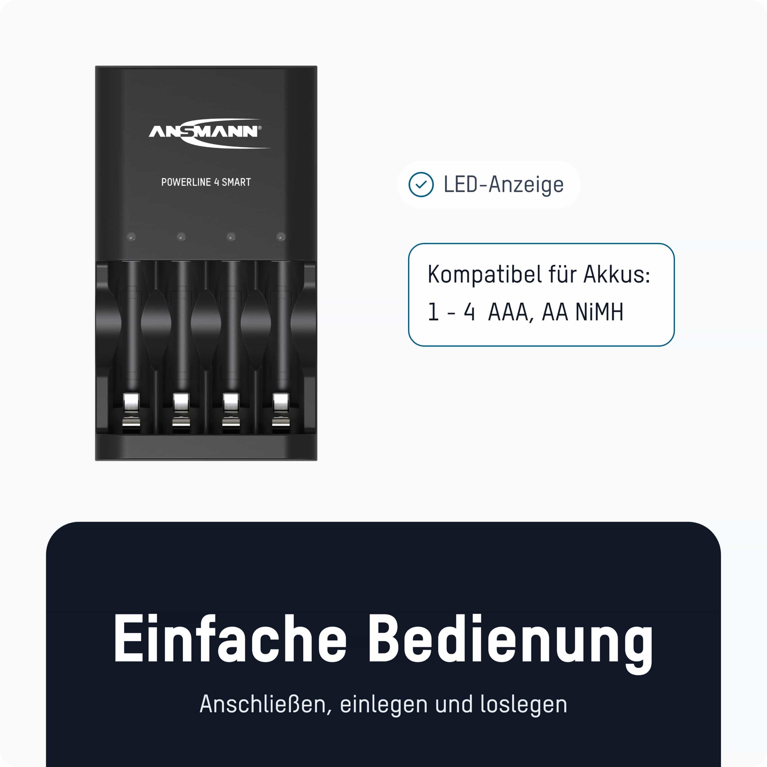 ANSMANN Ladegerät Powerline 4 Smart ANSMANN Ladegerät Powerline 4 Smart