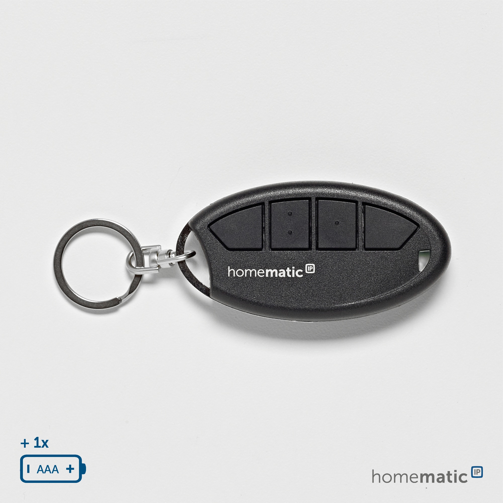 HOMEMATIC IP 160723A0 Schlüsselbundfernbedienung, 4 Tasten HOMEMATIC IP 160723A0 Schlüsselbundfernbedienung, 4 Tasten