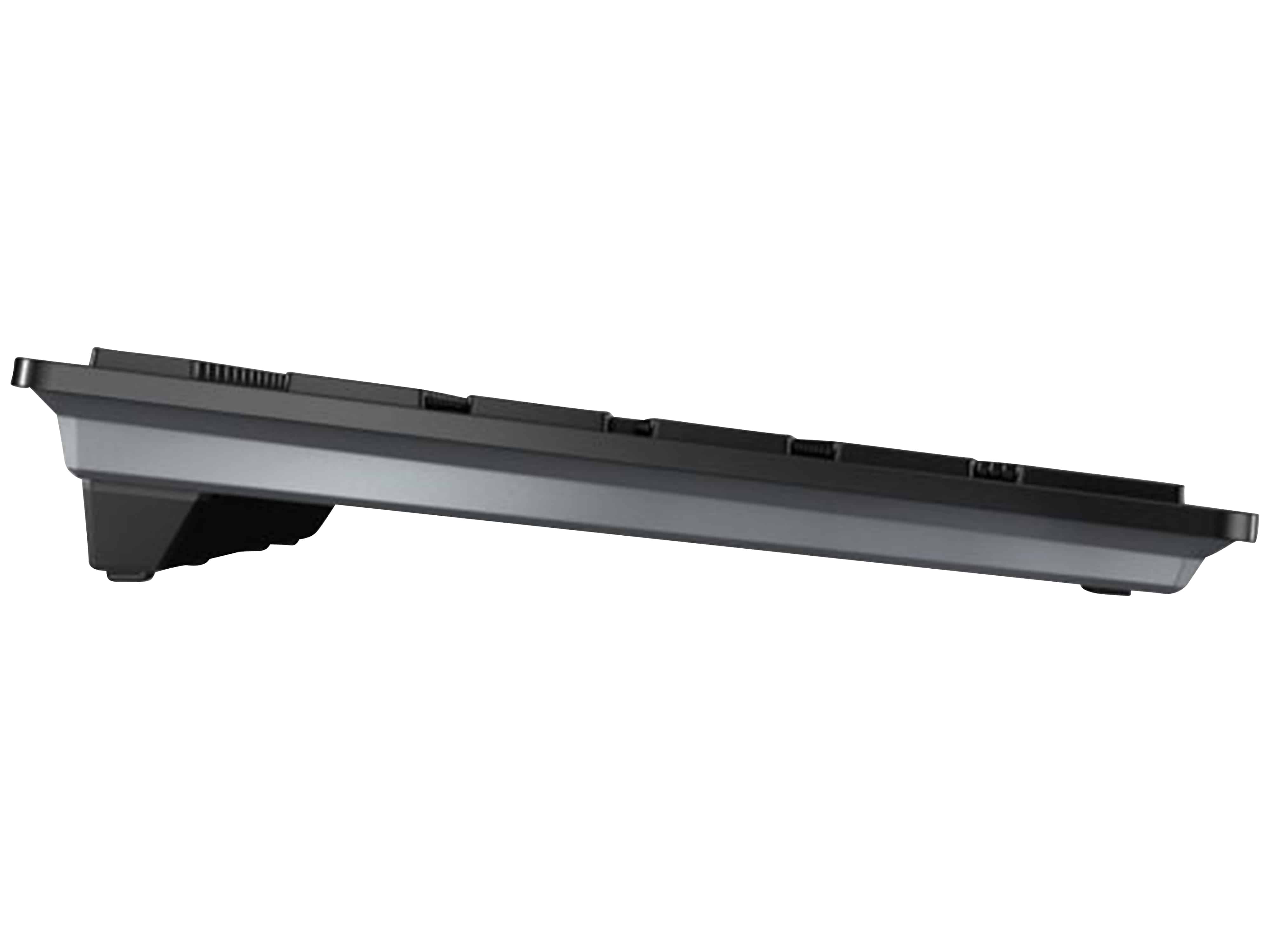 CHERRY Tastatur KW 9100 Slim schwarz/silber CHERRY Tastatur KW 9100 Slim schwarz/silber