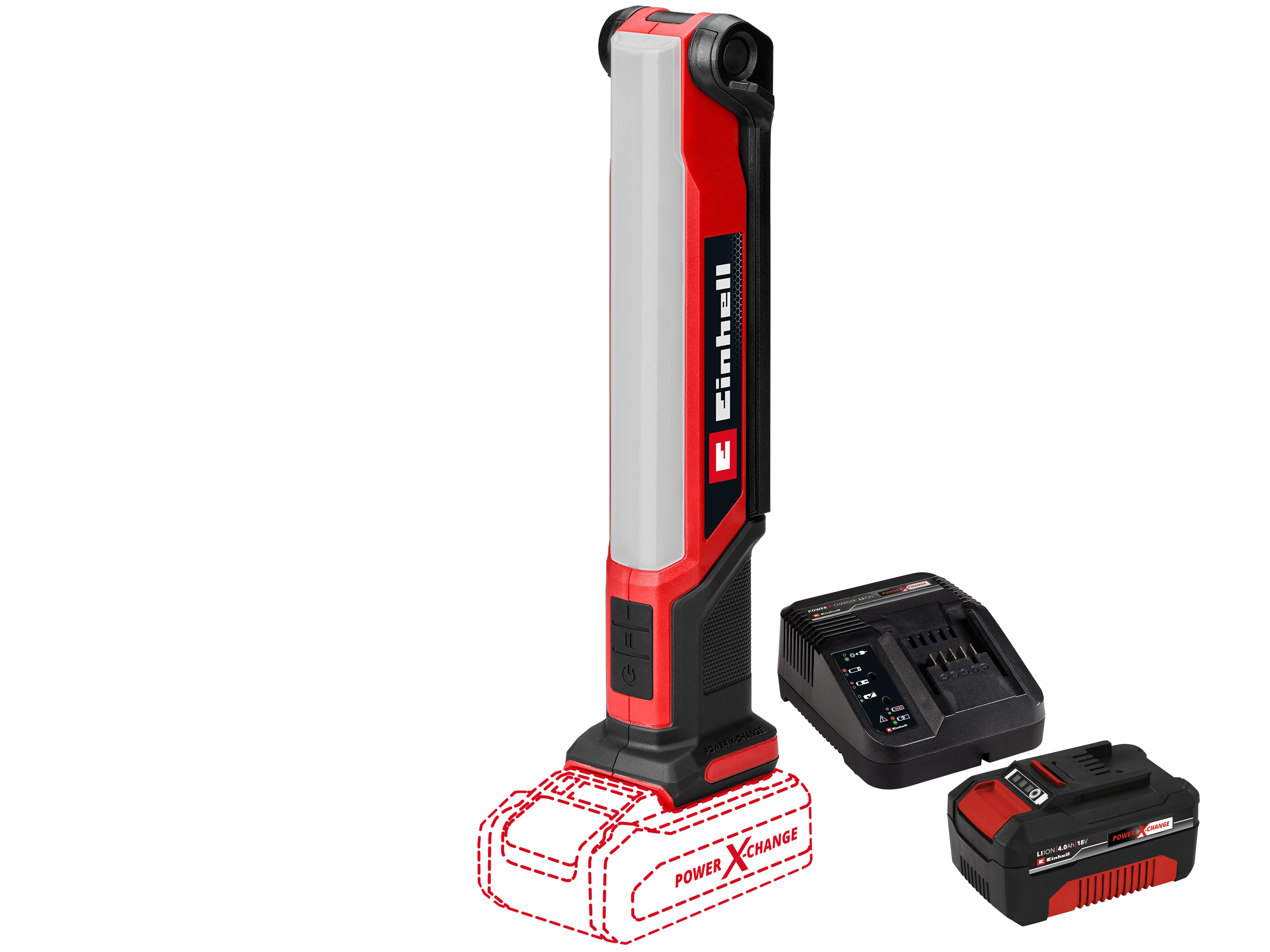 EINHELL Akku-Lampe TE-CL 18/1000 S Li Kit (1x 4,0 Ah) EINHELL Akku-Lampe TE-CL 18/1000 S Li Kit (1x 4,0 Ah)