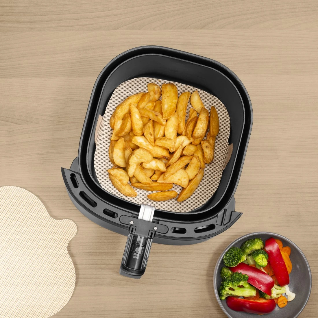XAVAX Schutzeinlagen für Heißluftfritteusen, 2er Set