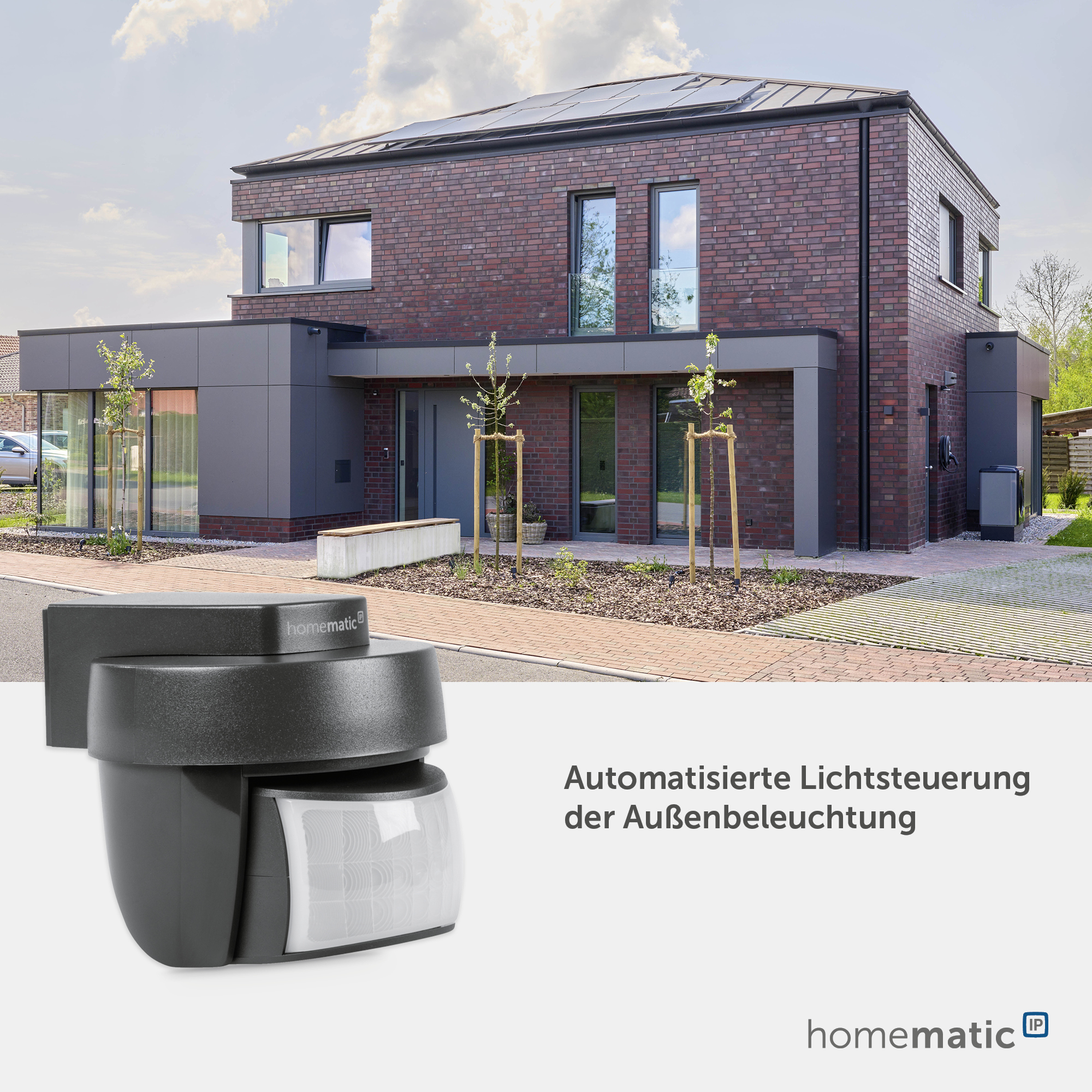 HOMEMATIC IP 156227A0, Bewegungsmelder, außen, anthrazit HOMEMATIC IP 156227A0, Bewegungsmelder, außen, anthrazit