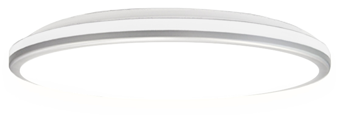 BLULAXA LED-Wand- und Deckenleuchte Medinia-S, 16 W, 3000 K, 2000 lm, warmweiß, IP20, weiß/silber, 285 mm BLULAXA LED-Wand- und Deckenleuchte Medinia-S, 16 W, 3000 K, 2000 lm, warmweiß, IP20, weiß/silber, 285 mm