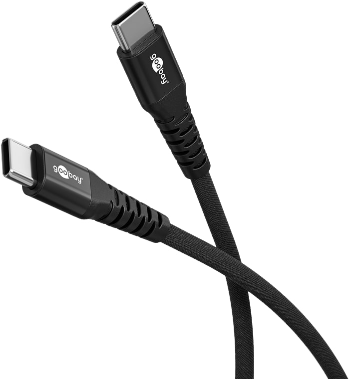 GOOBAY USB-C Kabel 73952 2m schwarz supersoft GOOBAY USB-C Kabel 73952 2m schwarz supersoft