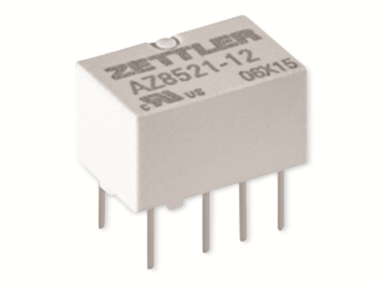 ZETTLER Printrelais, AZ8521-12, 12V, 2 Wechsler, 220V/DC, THT ZETTLER Printrelais, AZ8521-12, 12V, 2 Wechsler, 220V/DC, THT