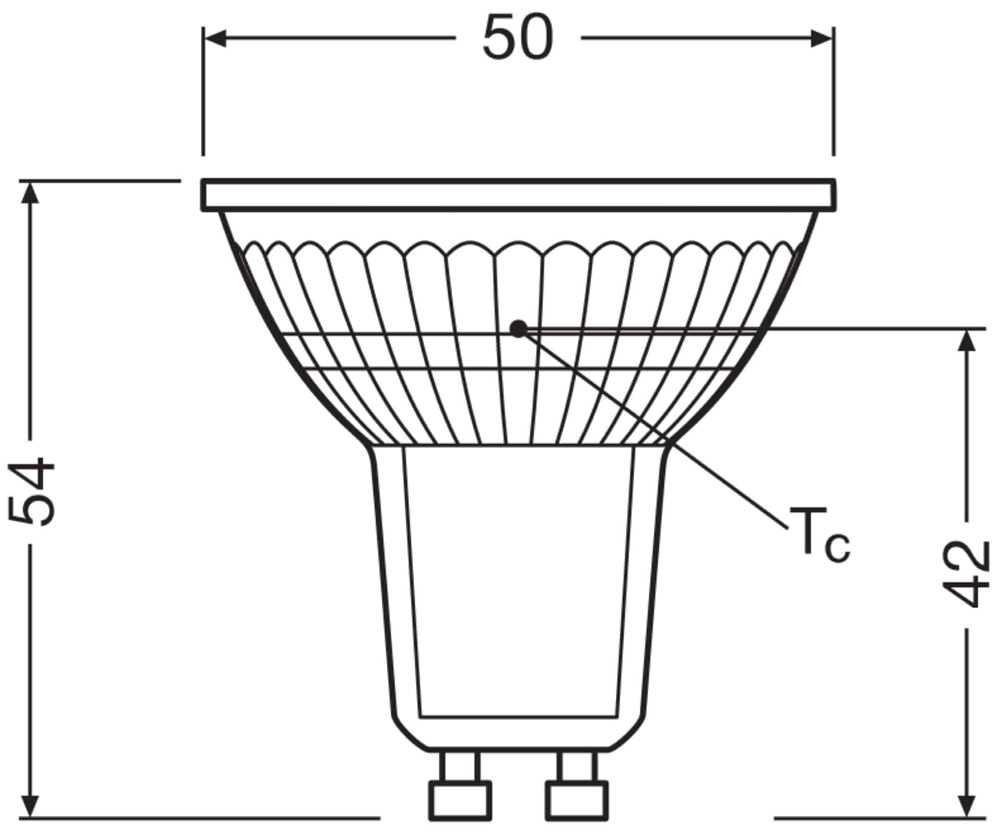 OSRAM LED-Reflektorlampe, GU10, 4,7 W, 2700 K, EEK: A, 840 lm, warmweiß OSRAM LED-Reflektorlampe, GU10, 4,7 W, 2700 K, EEK: A, 840 lm, warmweiß