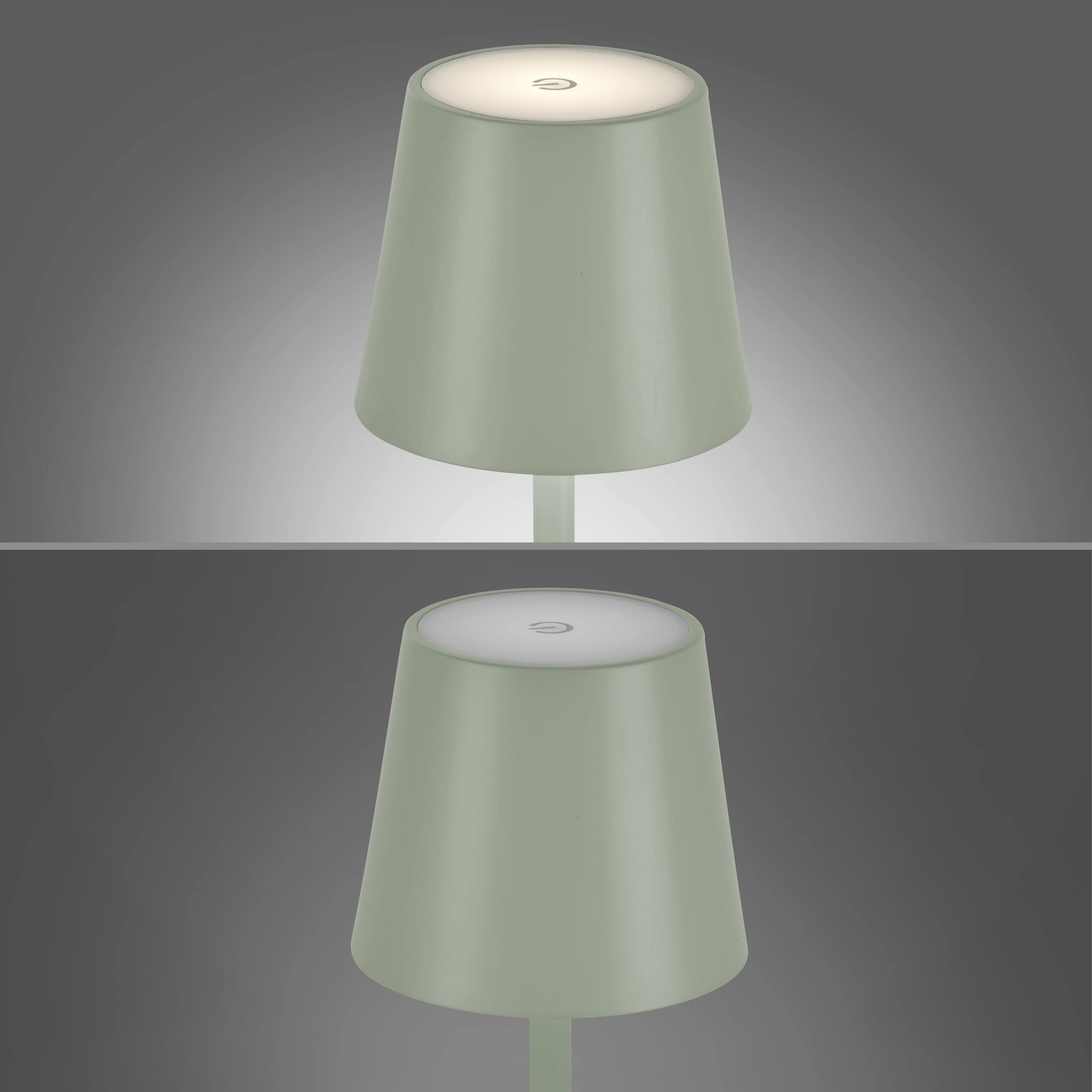 JUST LIGHT LED-Akku-Tischleuchte 19250-43 grün, 2,5 W, 320 lm, 3000 K, IP54 JUST LIGHT LED-Akku-Tischleuchte 19250-43 grün, 2,5 W, 320 lm, 3000 K, IP54