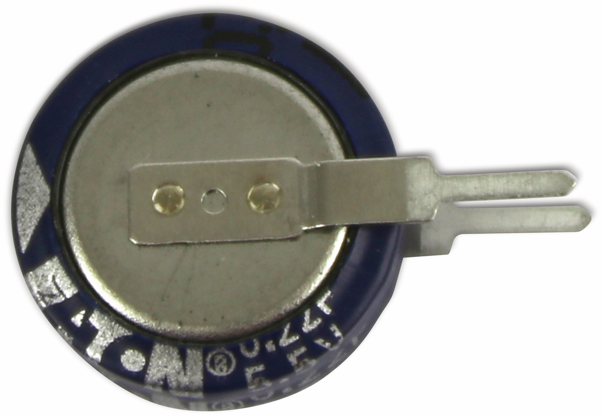 EATON Gold Cap-Elko 0,22F, 5,5V, radial, RM 5 mm, KR-5R5V224-R EATON Gold Cap-Elko, 0,22 F, 5,5 V, 11,5x12,7 mm