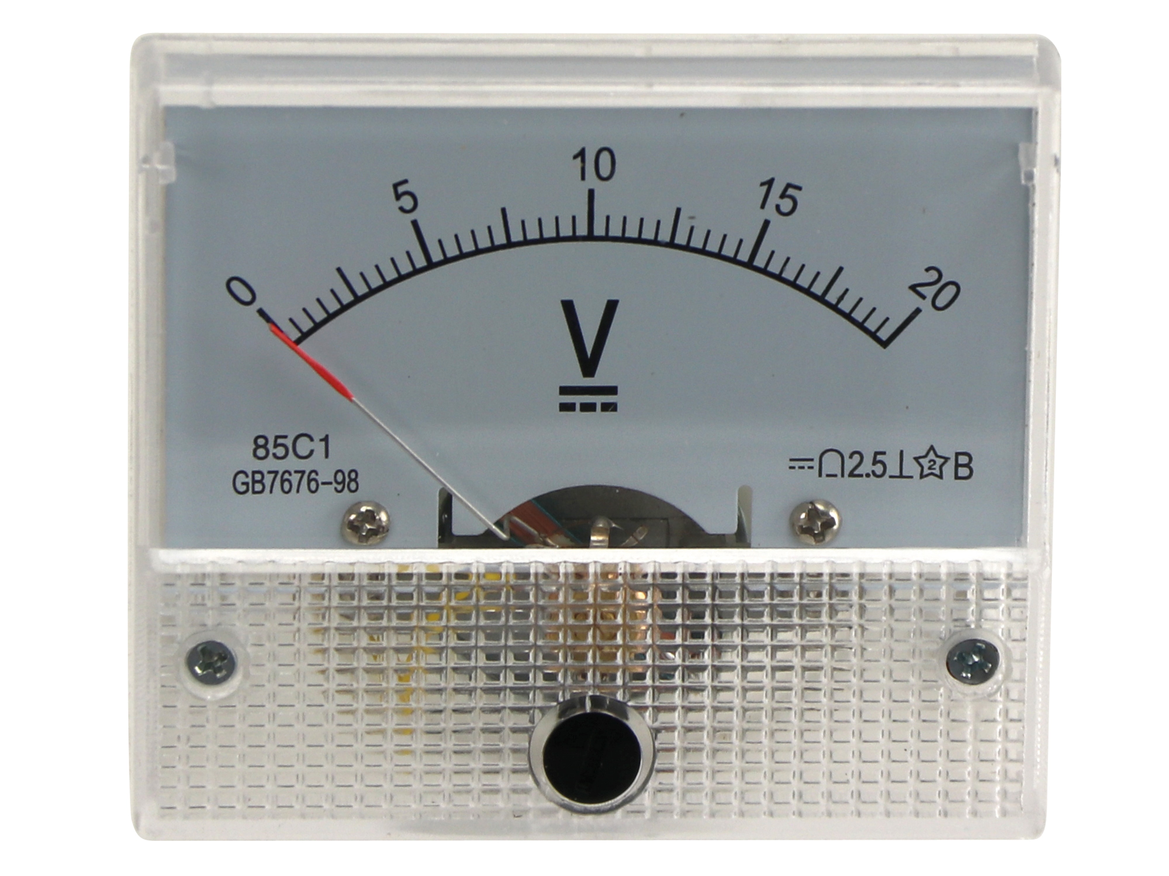Einbau-Messinstrument, 0...20 V- Einbau-Messinstrument, 0...20 V-