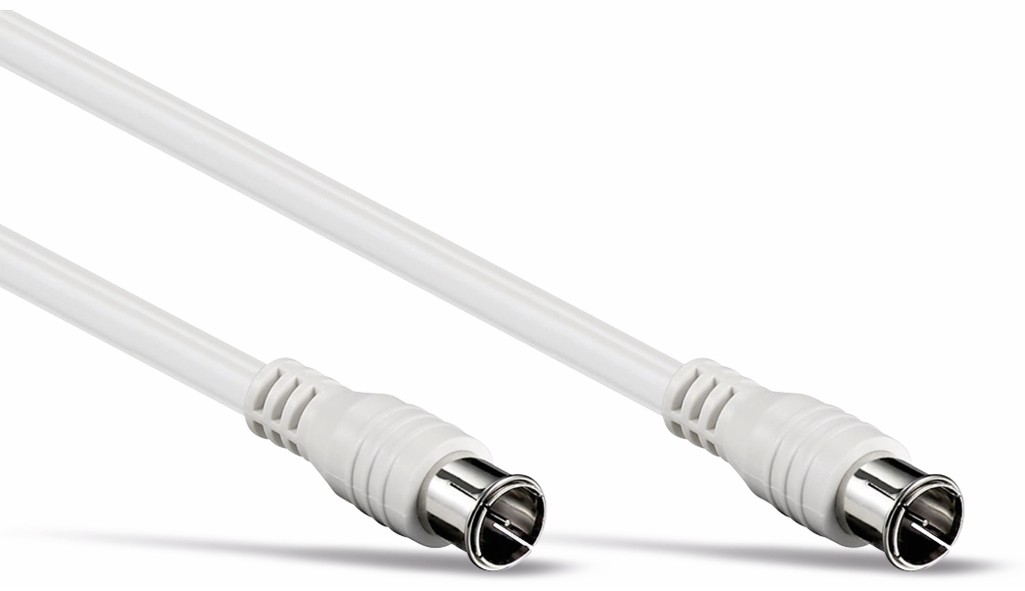 S-IMPULS SAT-Antennenanschlusskabel, 2x F-Quick-Stecker, weiß, 7,5 m, 100dB S-IMPULS SAT-Antennenanschlusskabel, 2x F-Quick-Stecker, weiß, 7,5 m, 100dB