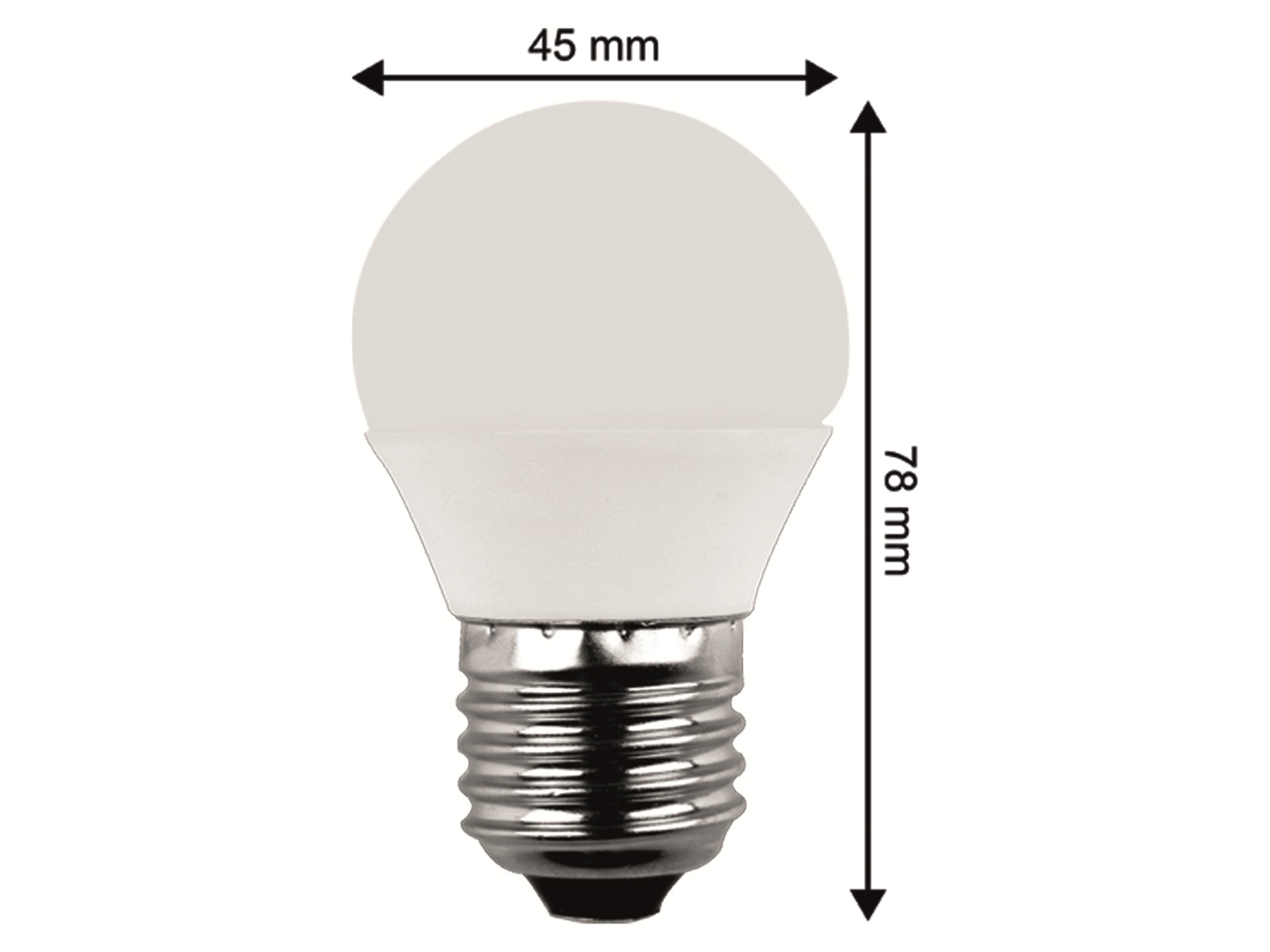 BLULAXA LED-Lampe 48358 Mini Globe, E27, EEK: F, 5,5 W, 470 lm, 2700 K, dimmbar BLULAXA LED-Lampe 48358 Mini Globe, E27, EEK: F, 5,5 W, 470 lm, 2700 K, dimmbar